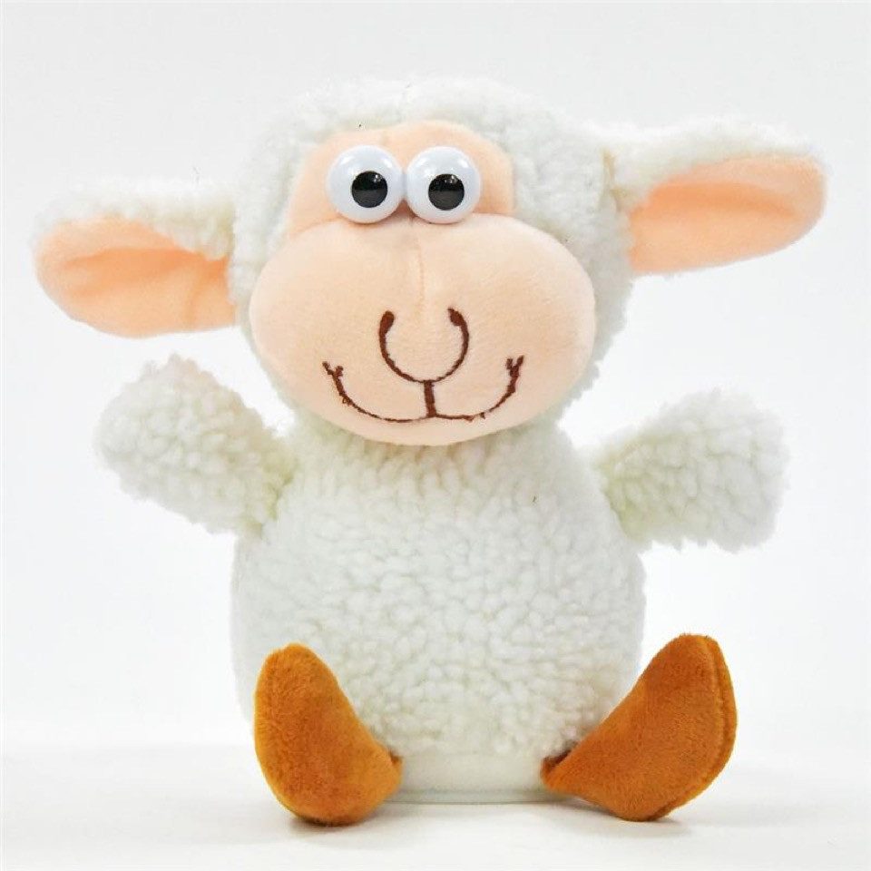 Kögler Plüschfigur Kögler Laber Schaf - Bubi - Spricht nach und bewegt sich dabei (1-St), Spricht nach und bewegt sich beim Wiedergeben.