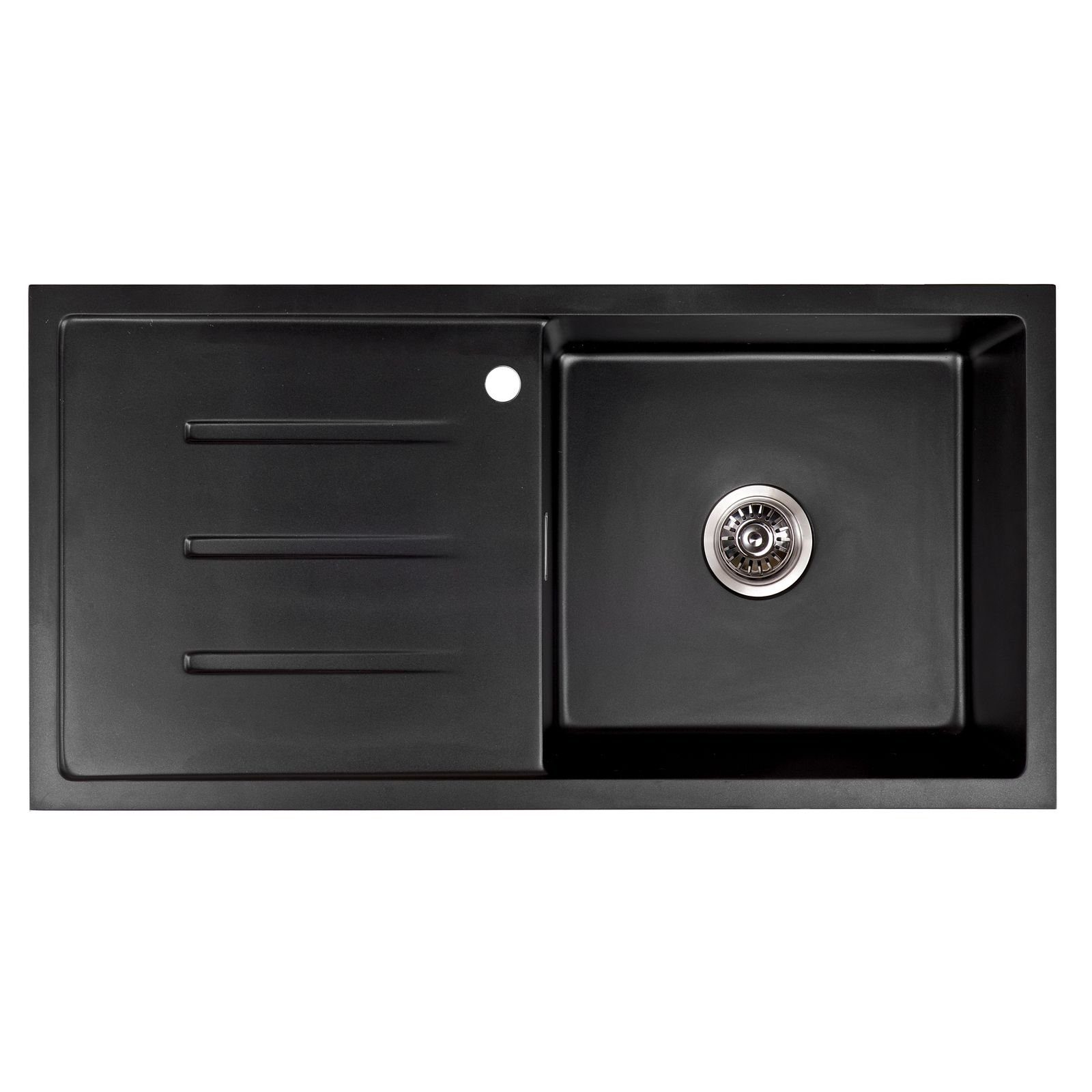 Stabilo Sanitär Einbauspüle Einbauspüle "Havanna" Granit 500x1000x200 Ablag günstig online kaufen