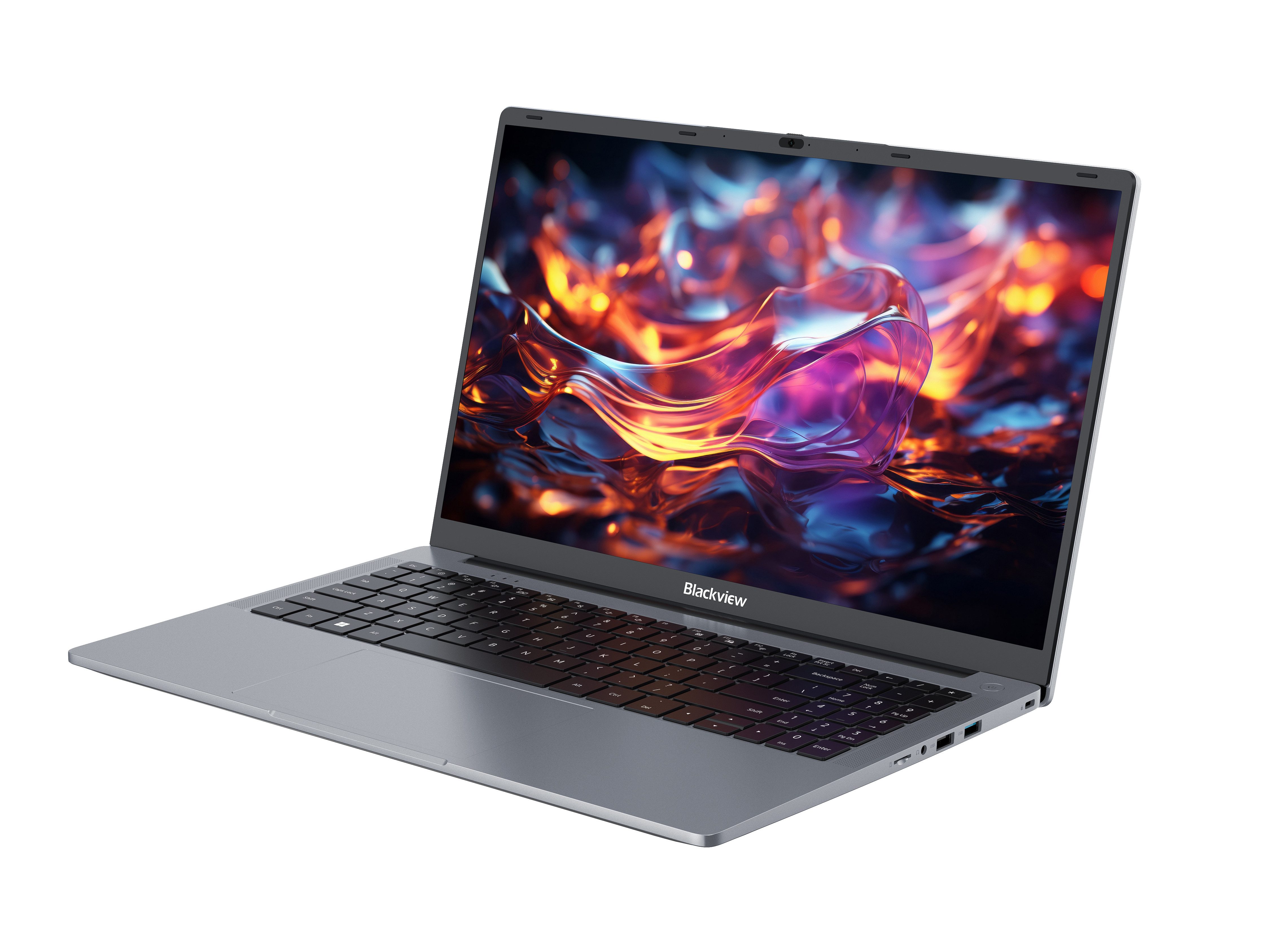 blackview 15,6" Acebook6 Intel Twin Lake N150 256/512GB Notebook (Intel N150 Intel Twin Lake N150, 256 GB SSD, 180° Drehung/Low Blue Light-Zertifizierung/Deutsche Tastaturaufkleber)