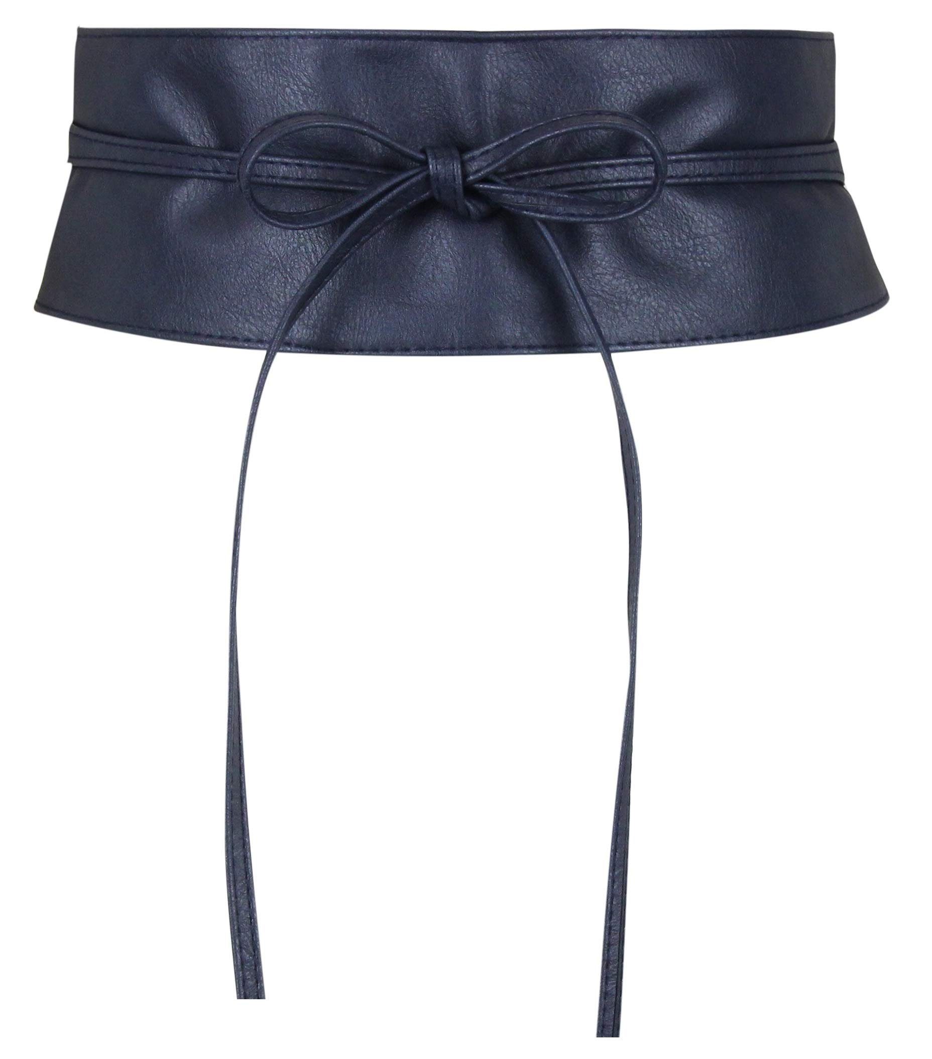 3er Set Elastische Taillengürtel | Breite Dehnbare Gürtel | Weiß, Schwarz, Khaki