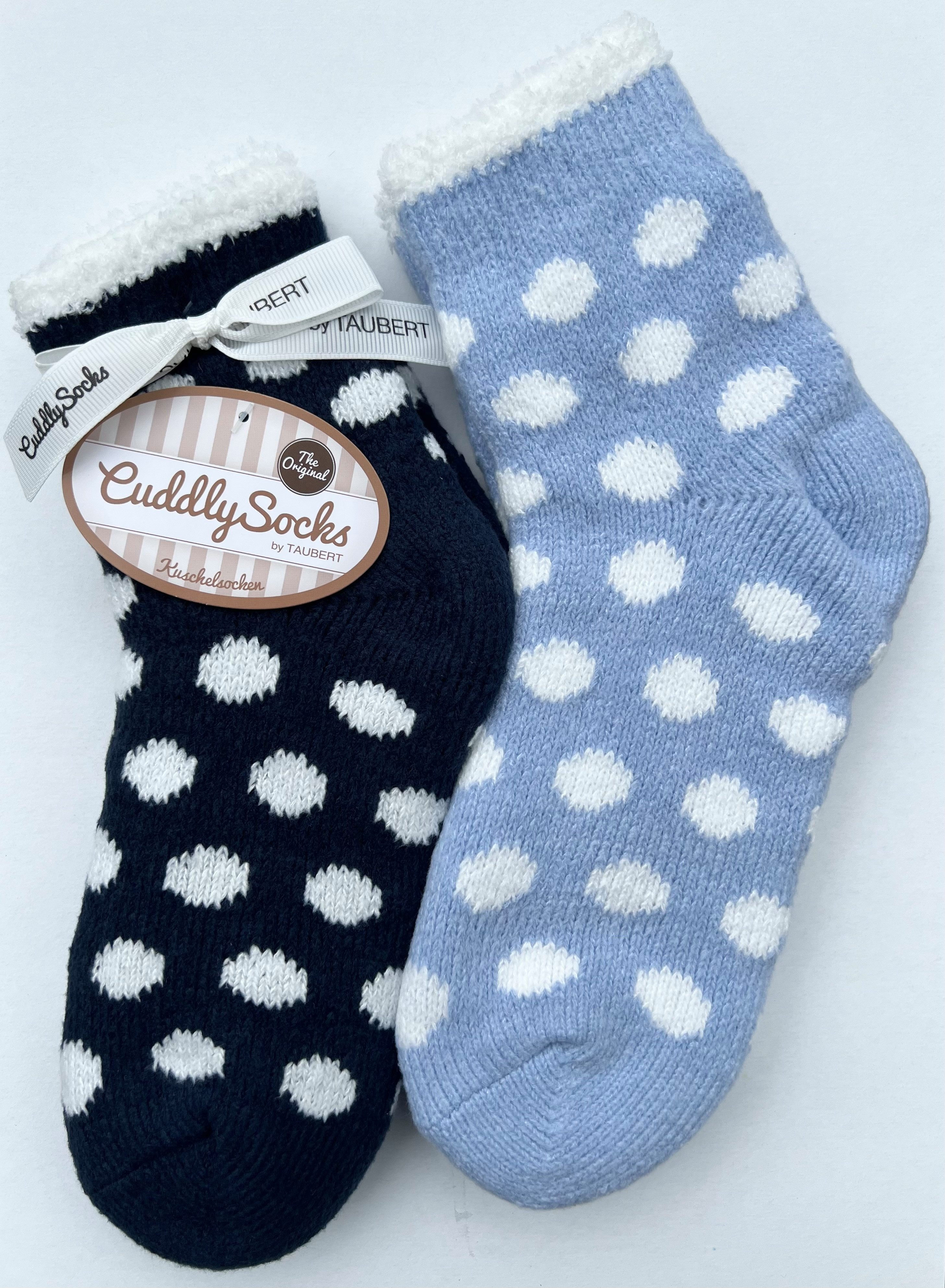 Taubert Kuschelsocken Daisy hellblau navy