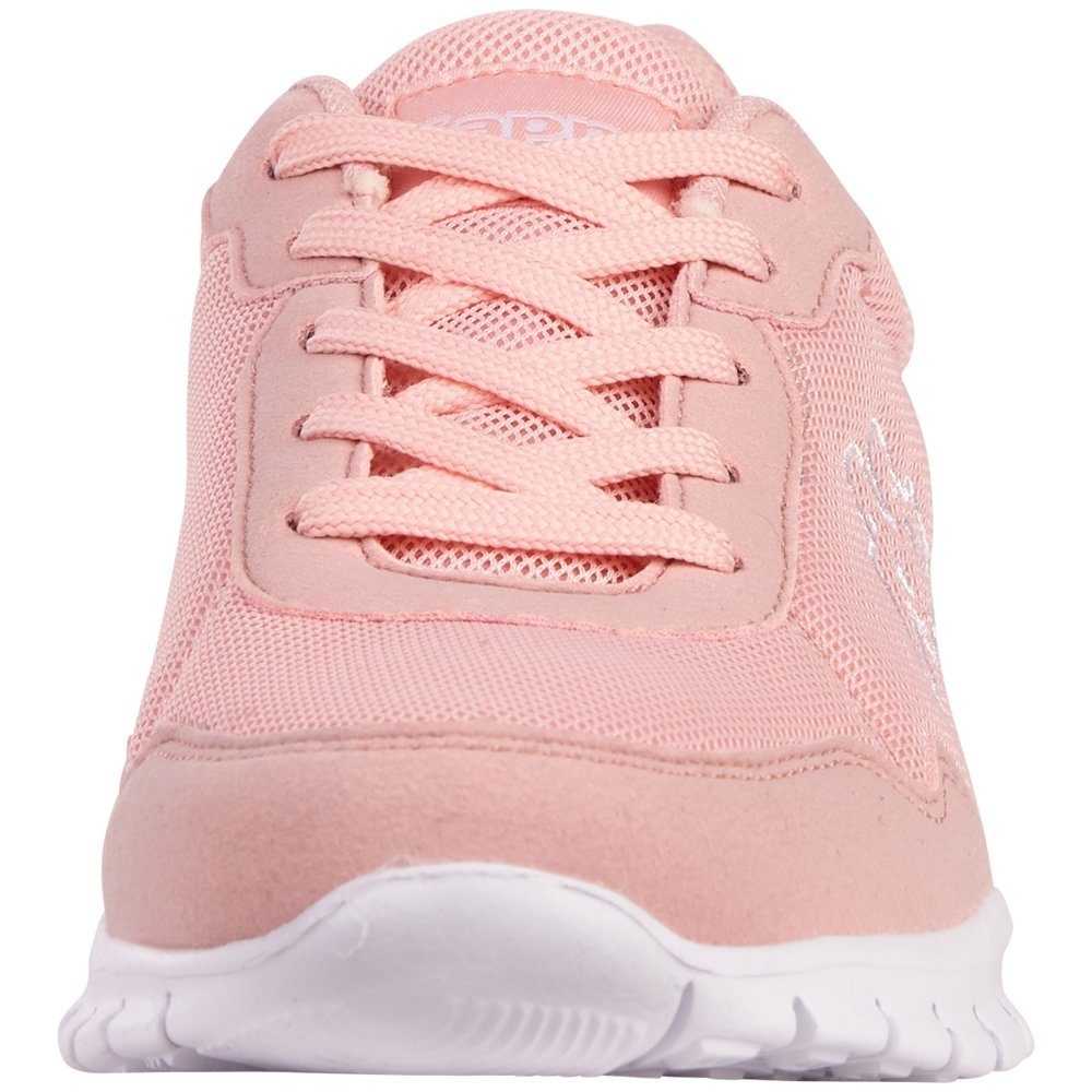 bequem besonders Kappa leicht & Sneaker rosé-white