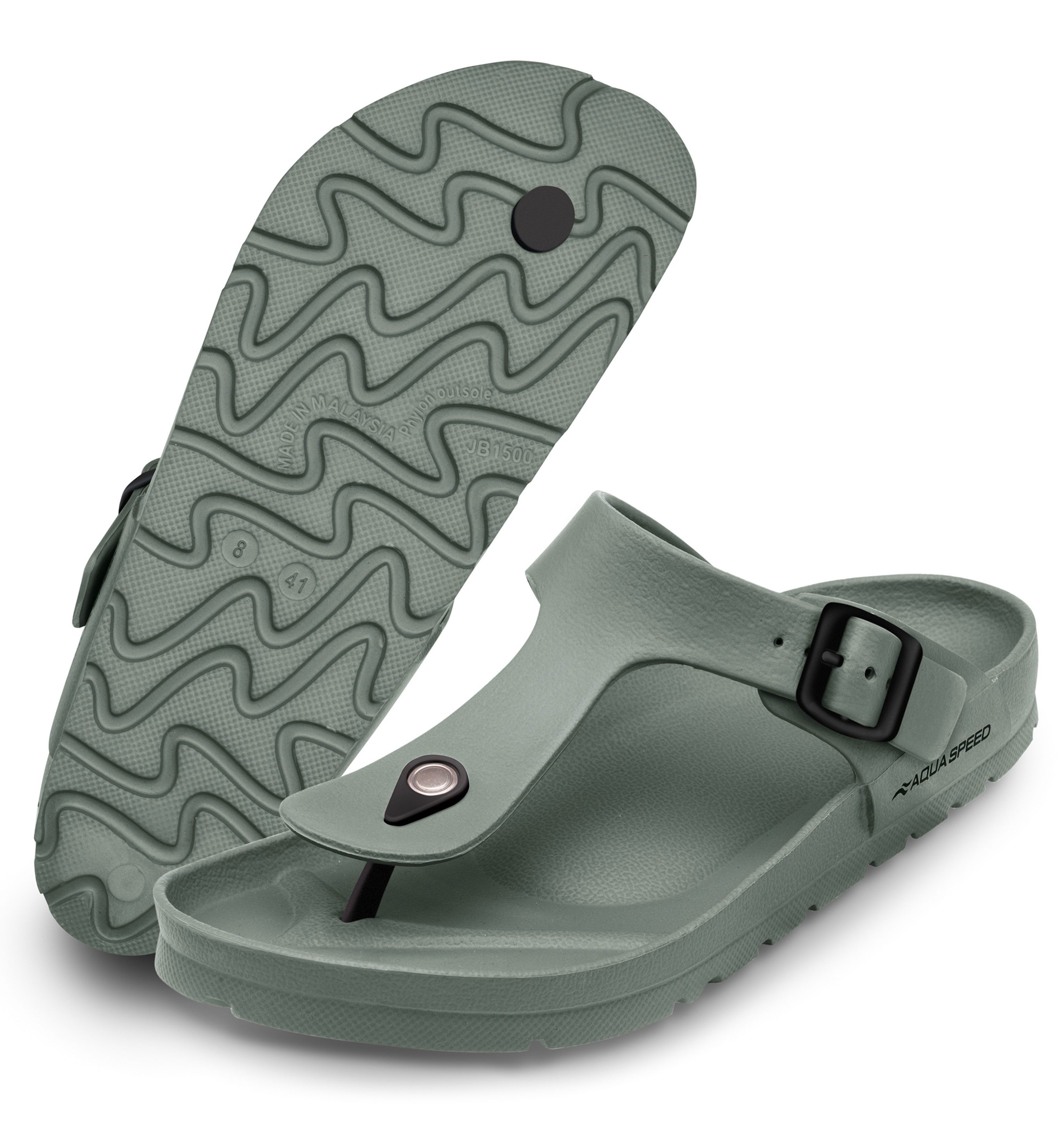 MONACO Zehentrenner Damen und Herren Badesandalen Badezehentrenner