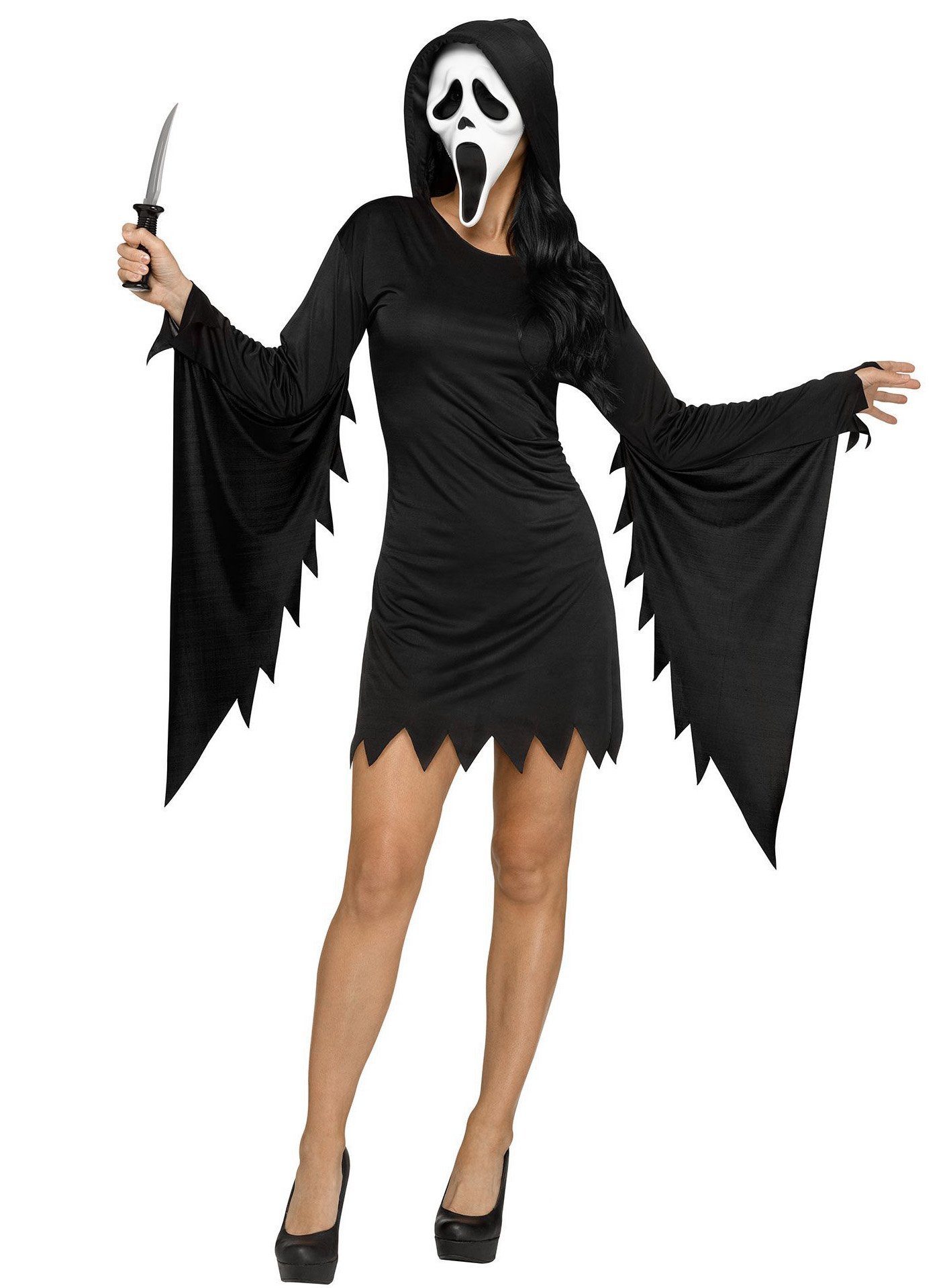 Fun World Kostüm Scream - Ghostface Abendkleid, Das Kleine Schwarze mal anders