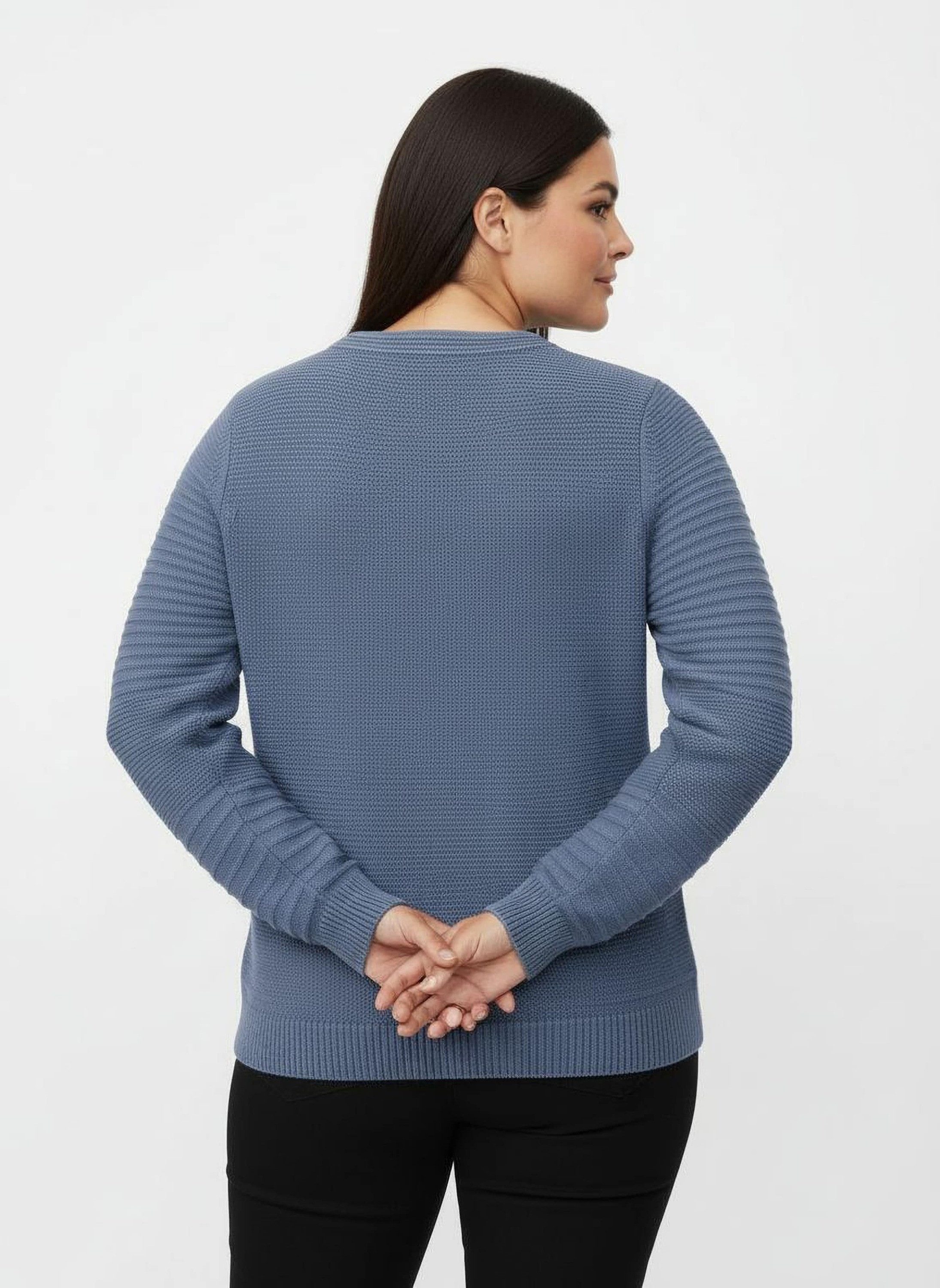 Witt Strickpullover Pullover Langarm Mustermix gestrickt, Links-Strick günstig online kaufen