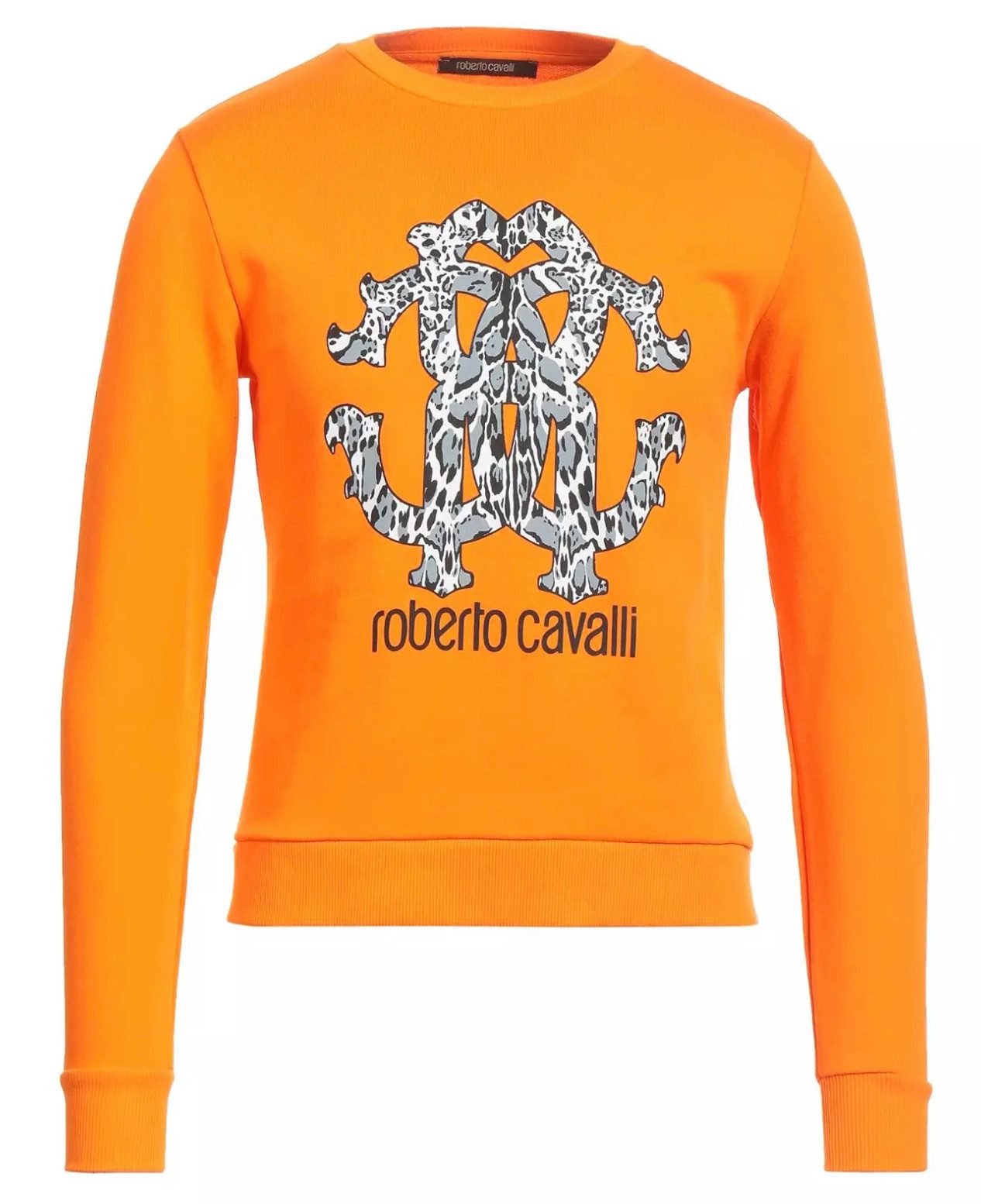 roberto cavalli Sweatshirt Unisex Lynx RC Logo Pullover Genderneutrales Design für vielseitigen Einsatz