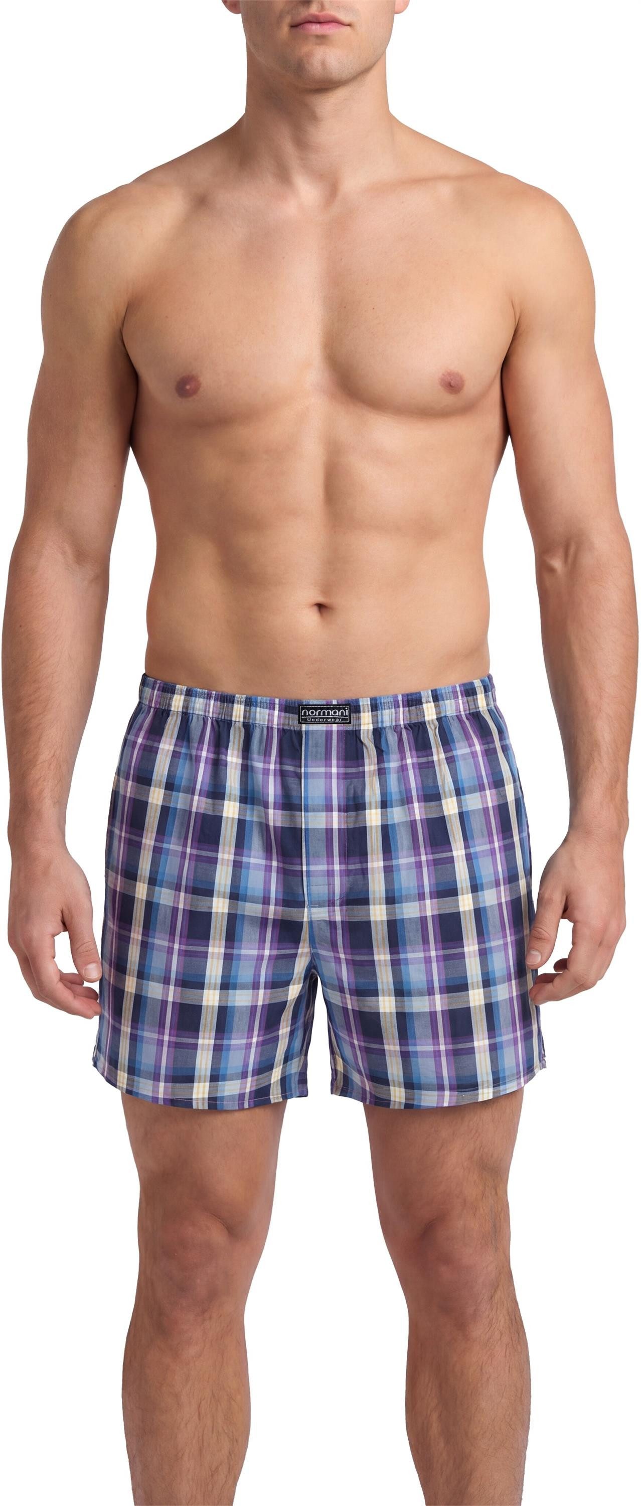 normani Boxershorts 3 Stück Herren Web Boxershorts Aus atmungsaktiver Baumwolle