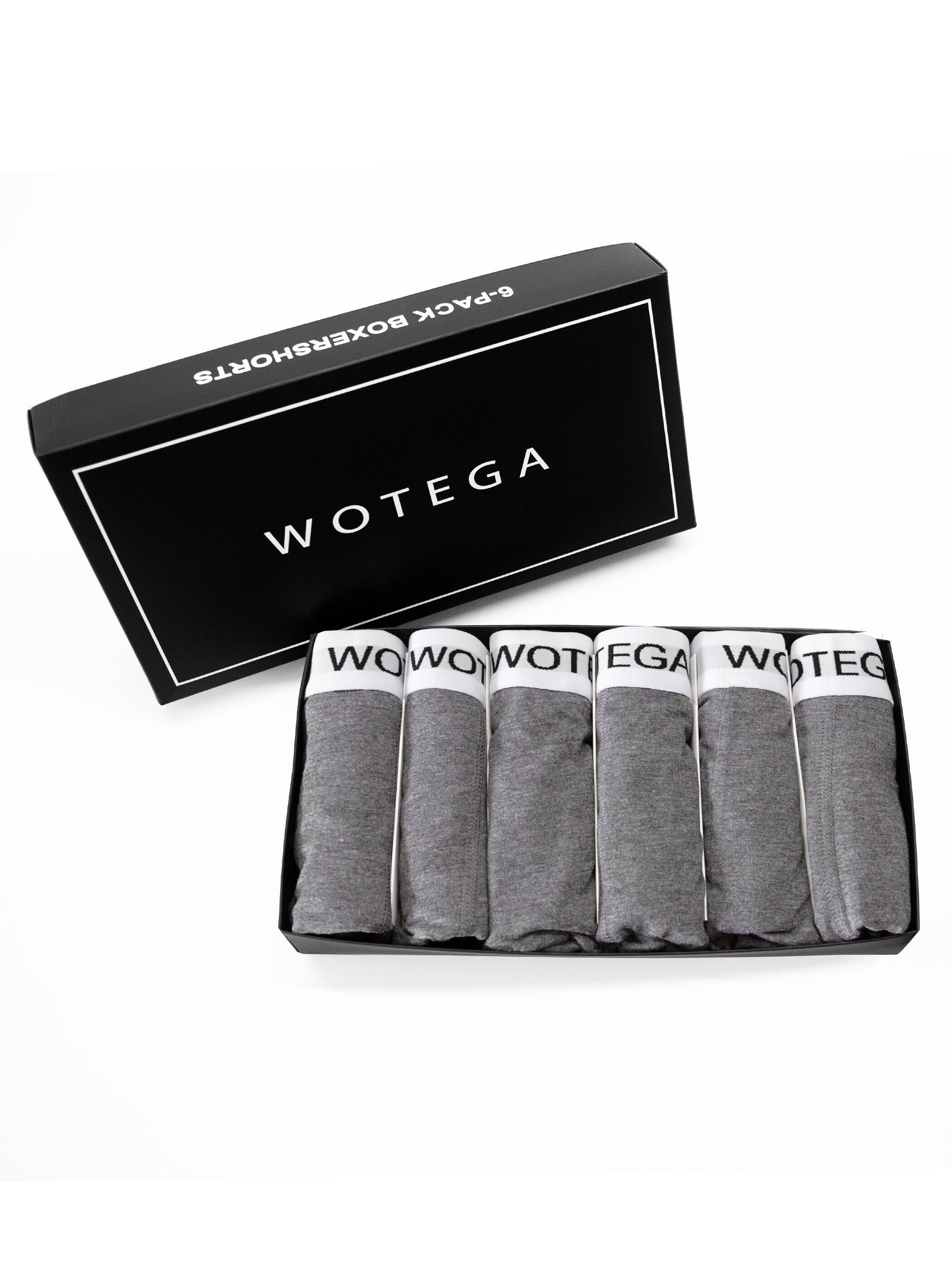 WOTEGA Boxershorts Joe (Spar-Packung, 6er-Pack) bequeme Baumwoll Unterhosen im 6er Pack