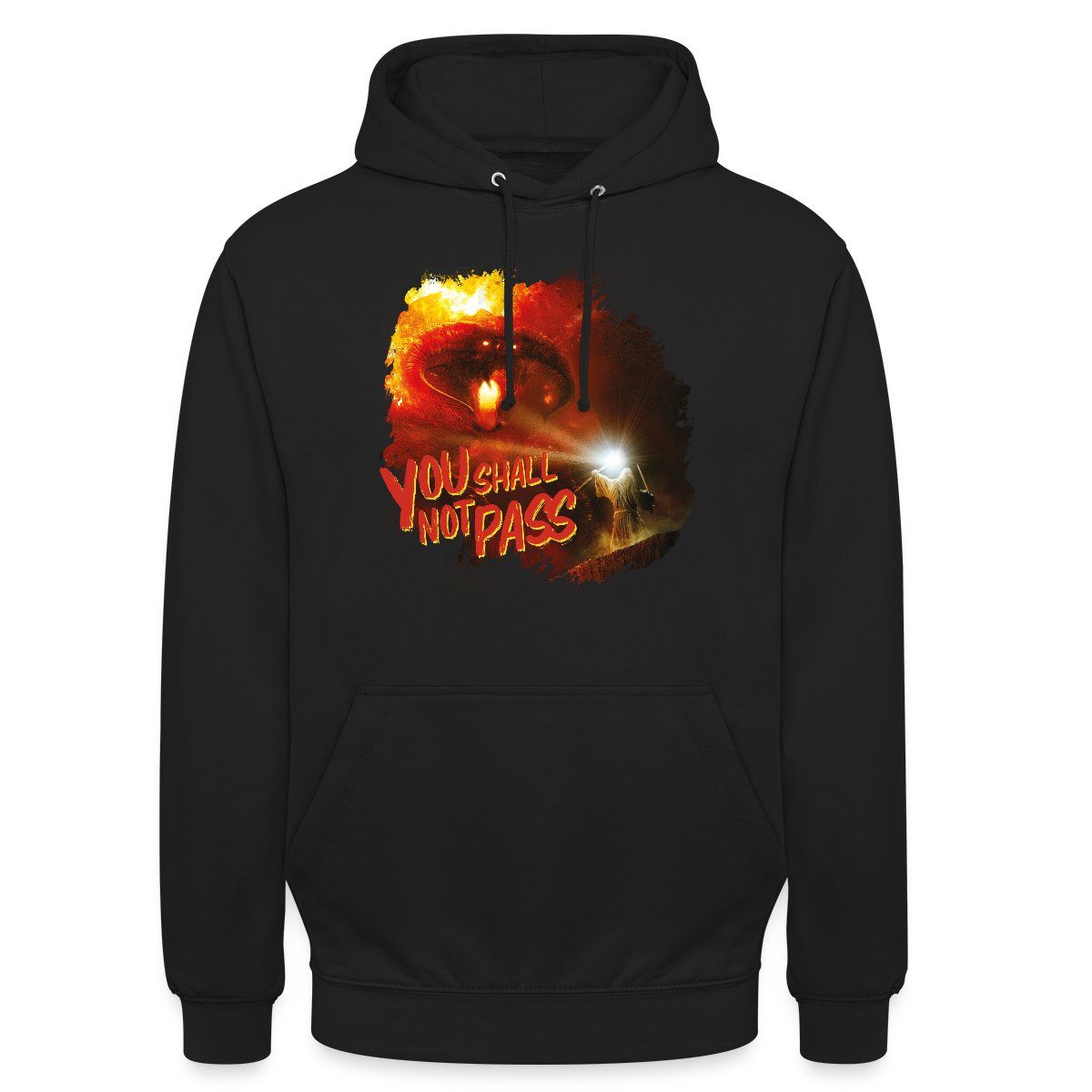 Hoodie Der Herr Der Ringe Gandalf Und Der Balrog Zitat Unisex Hoodie