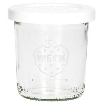 MamboCat Einmachglas MamboCat 12er Set Weckgläser Sturzglas mit Frischhalte-Deckel 140ml, Glas
