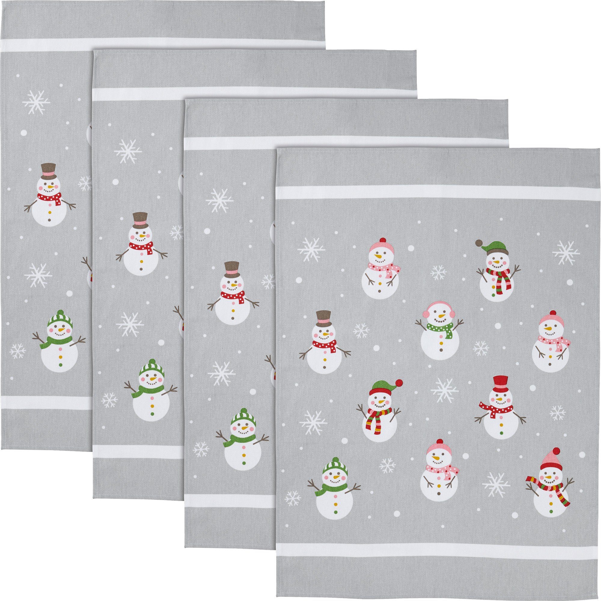 Erwin Müller Geschirrtuch Geschirrtuch 4er-Pack, Baumwolle Motiv günstig online kaufen