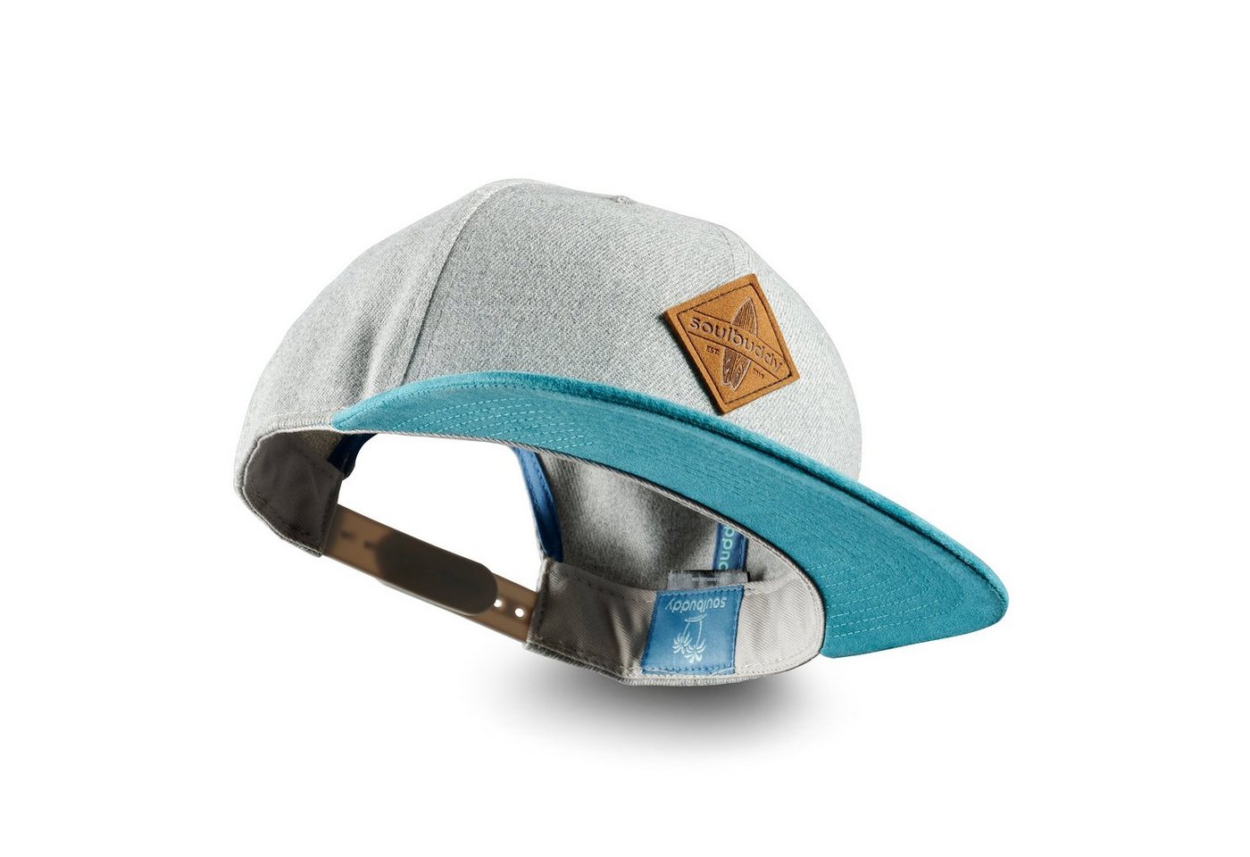 Soulbuddy Snapback Cap Herren Basecap, Baseball Cap Herren, größenverstellbare Unisex Cap (auch als Kids Caps erhältlich, One Size, Unisex, Größenverstellbar)