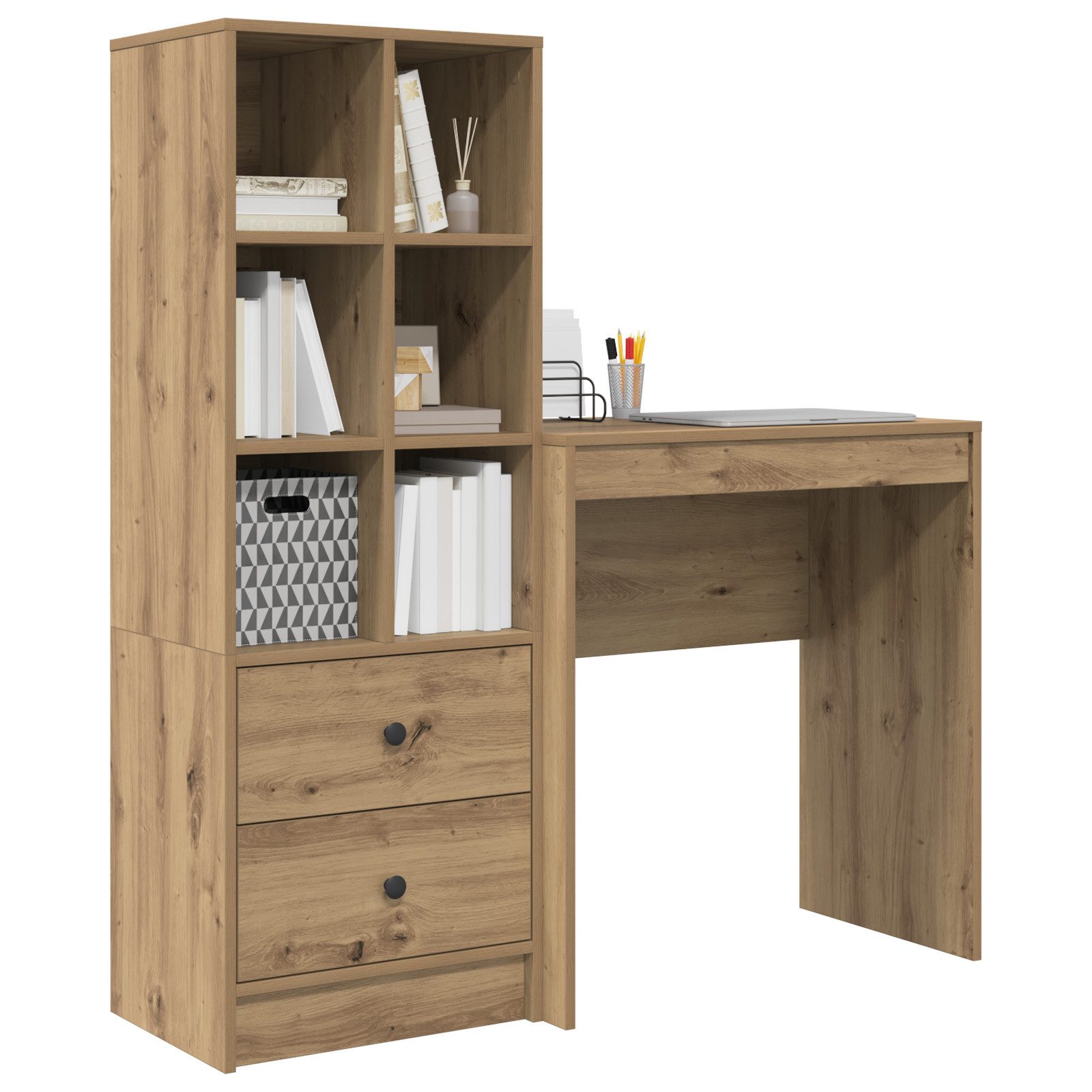 vidaXL Sideboard Schreibtisch mit Stauraum Artisan günstig online kaufen