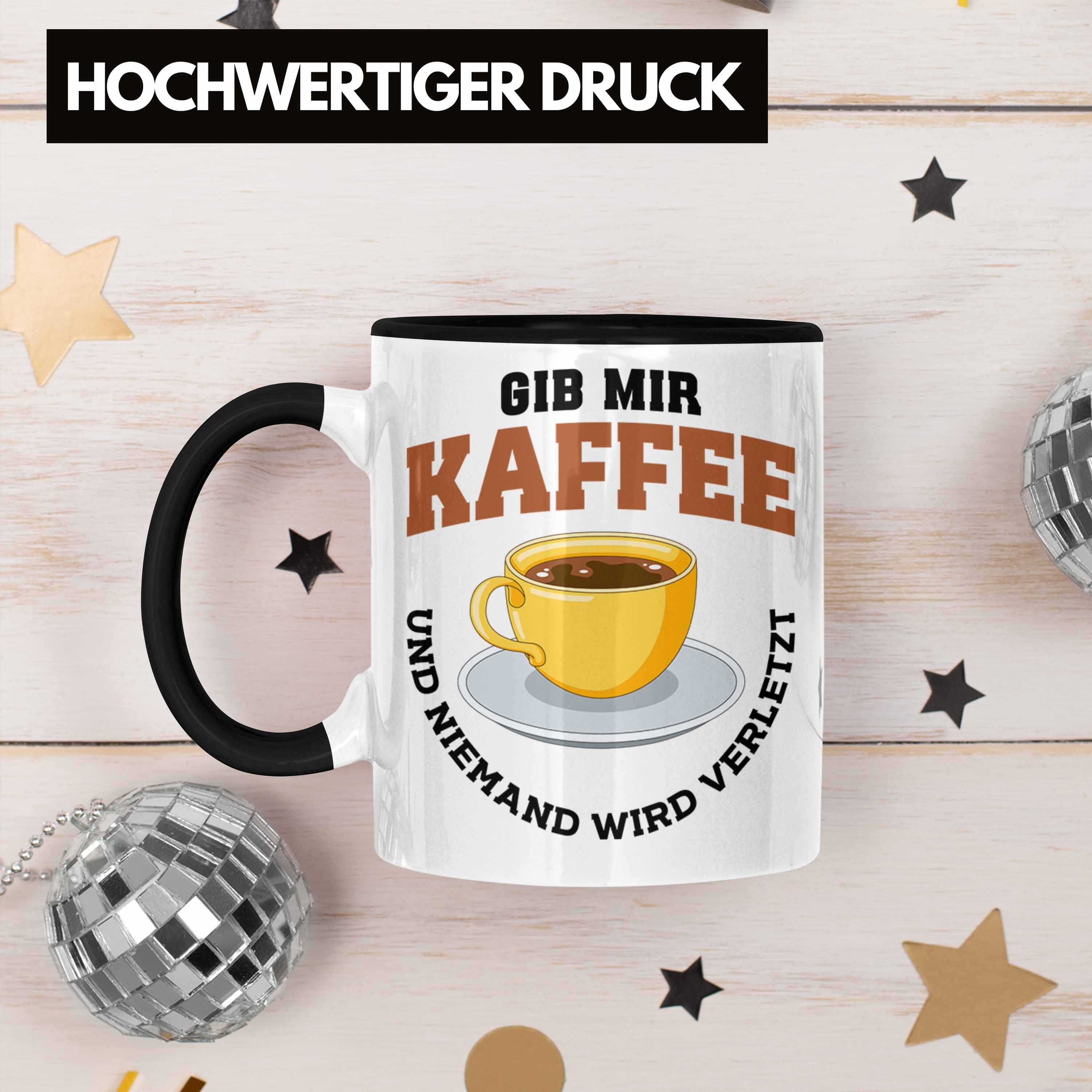 Schwarz Kollege Kaffeetrinker Trendation Trendation Geschenkidee Spruch Geschenk Kaffee Grafik Kollegin Arbeit - Tasse