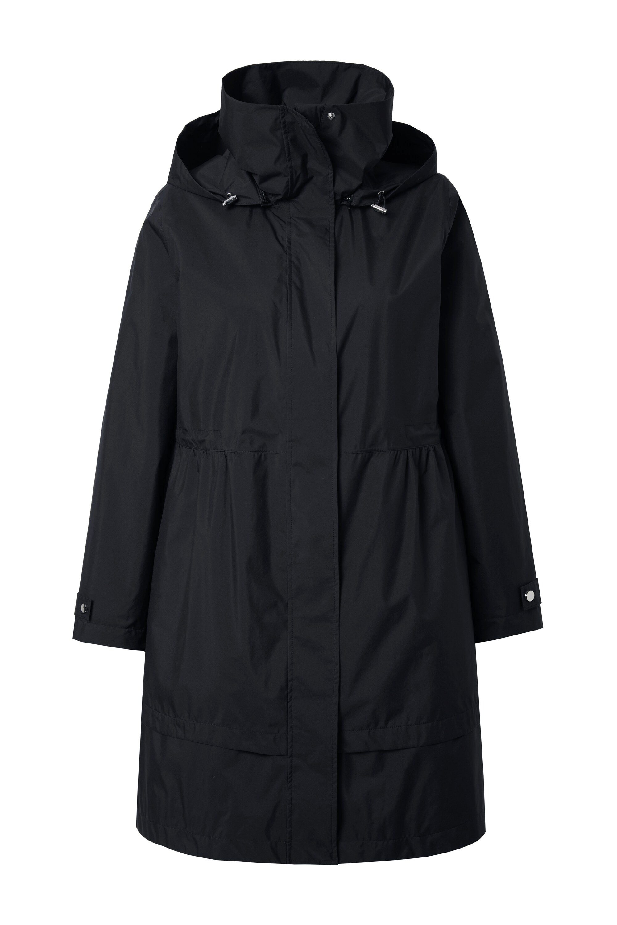 Ulla Popken Funktionsjacke Sympatex-Mantel wasserdicht Stehkragen Zipptaschen
