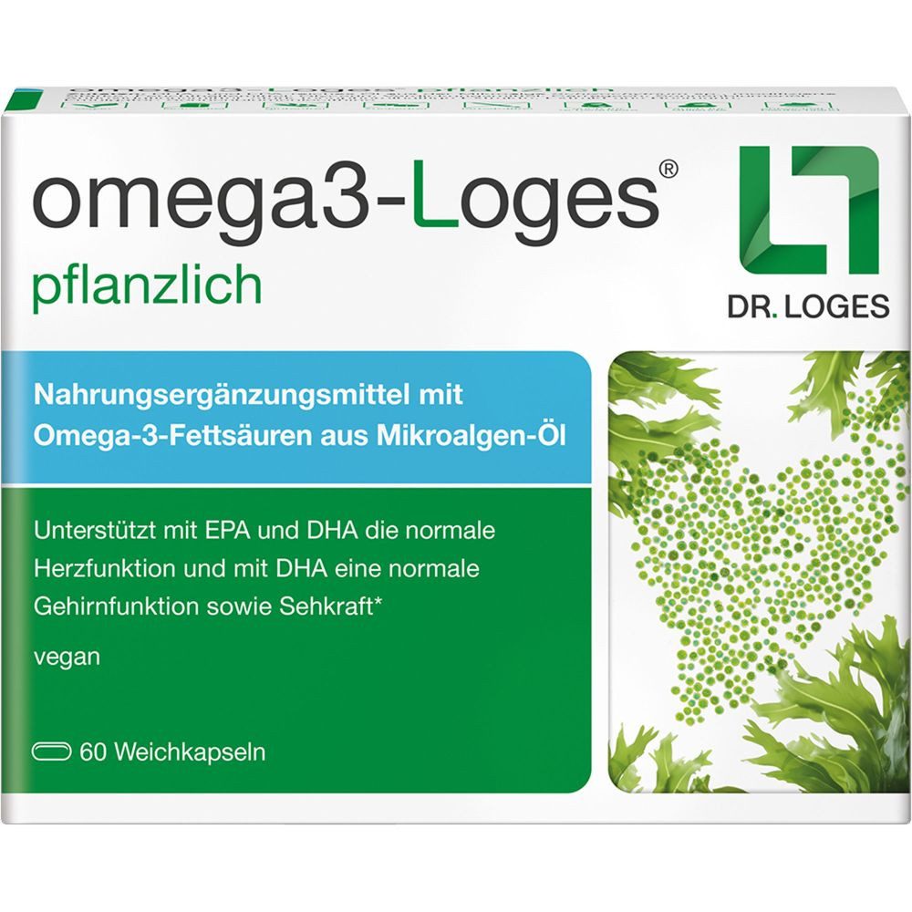 Dr. Loges + Co. GmbH OMEGA3-LOGES pflanzlich Kapseln Kapseln, 60 St.