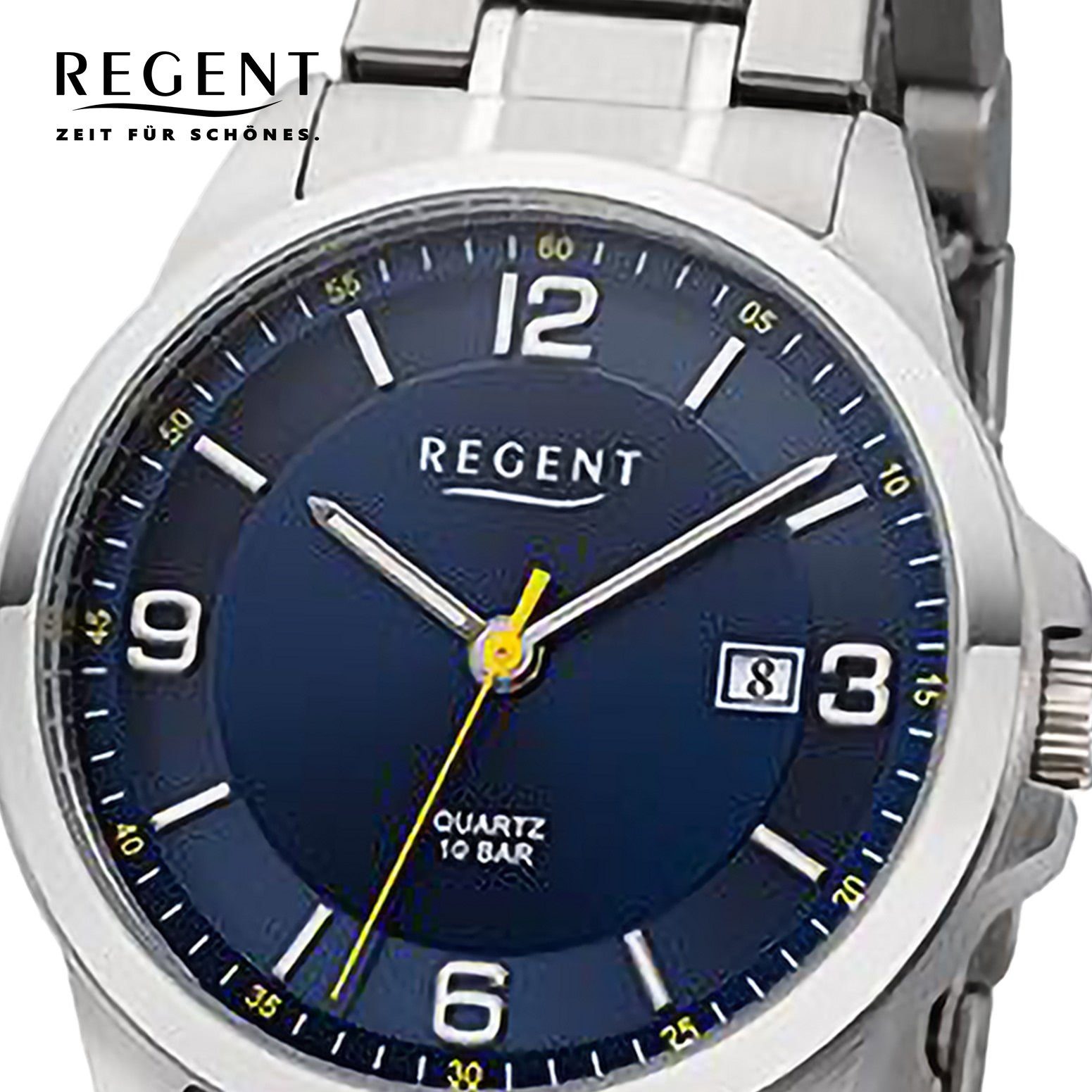 Regent Quarzuhr Regent Herren Armbanduhr Analog, (Analoguhr), Herren Armban günstig online kaufen