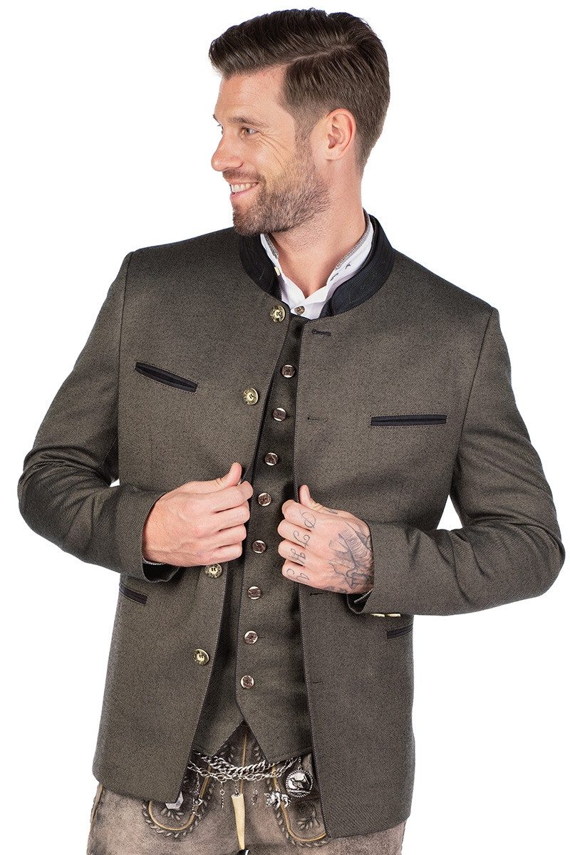 Gebr. Weis menswear Trachtenjanker Janker - ROSENHEIM - oliv