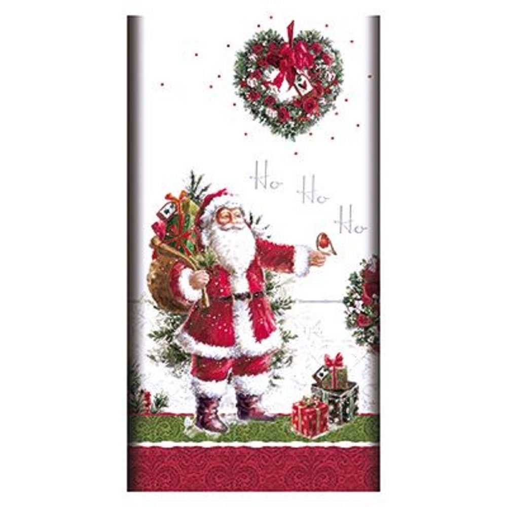 PAPSTAR Tischdecke 1 Tischdecke Airlaid HoHoHo 1,8x1,2m - mehrfarbig (1-tlg)