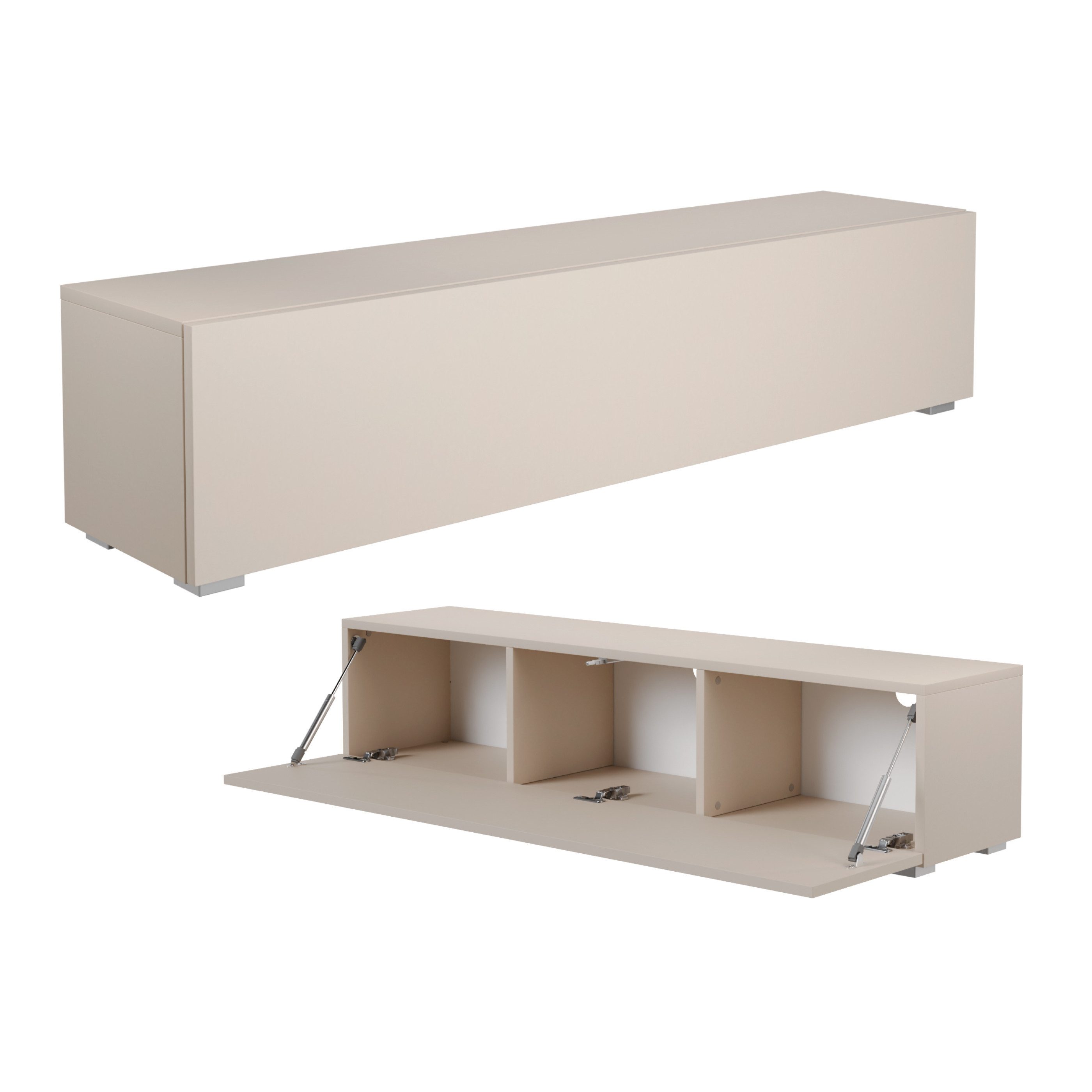 Platan Room Lowboard Kira, TV Schrank Fernsehschrank 105 / 140 / 210 / 280 günstig online kaufen