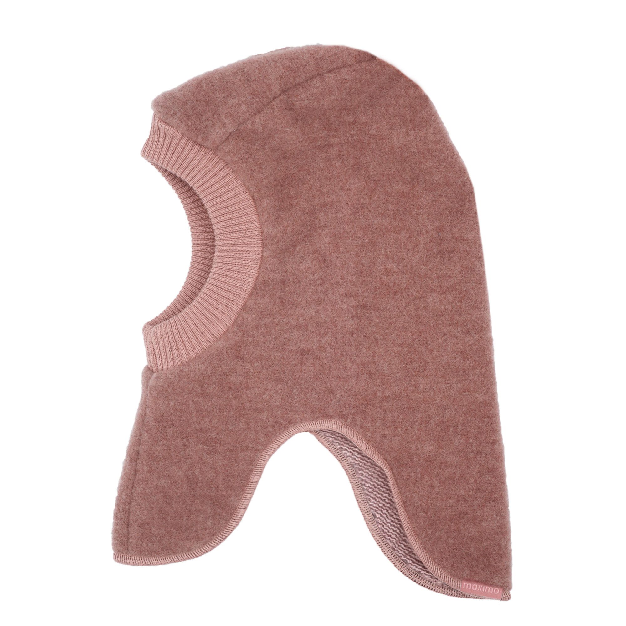 MAXIMO Schlupfmütze GOTS MINI-Schlupfmütze Wollfleece, Jerseyfutter (1-St) Wollfleece