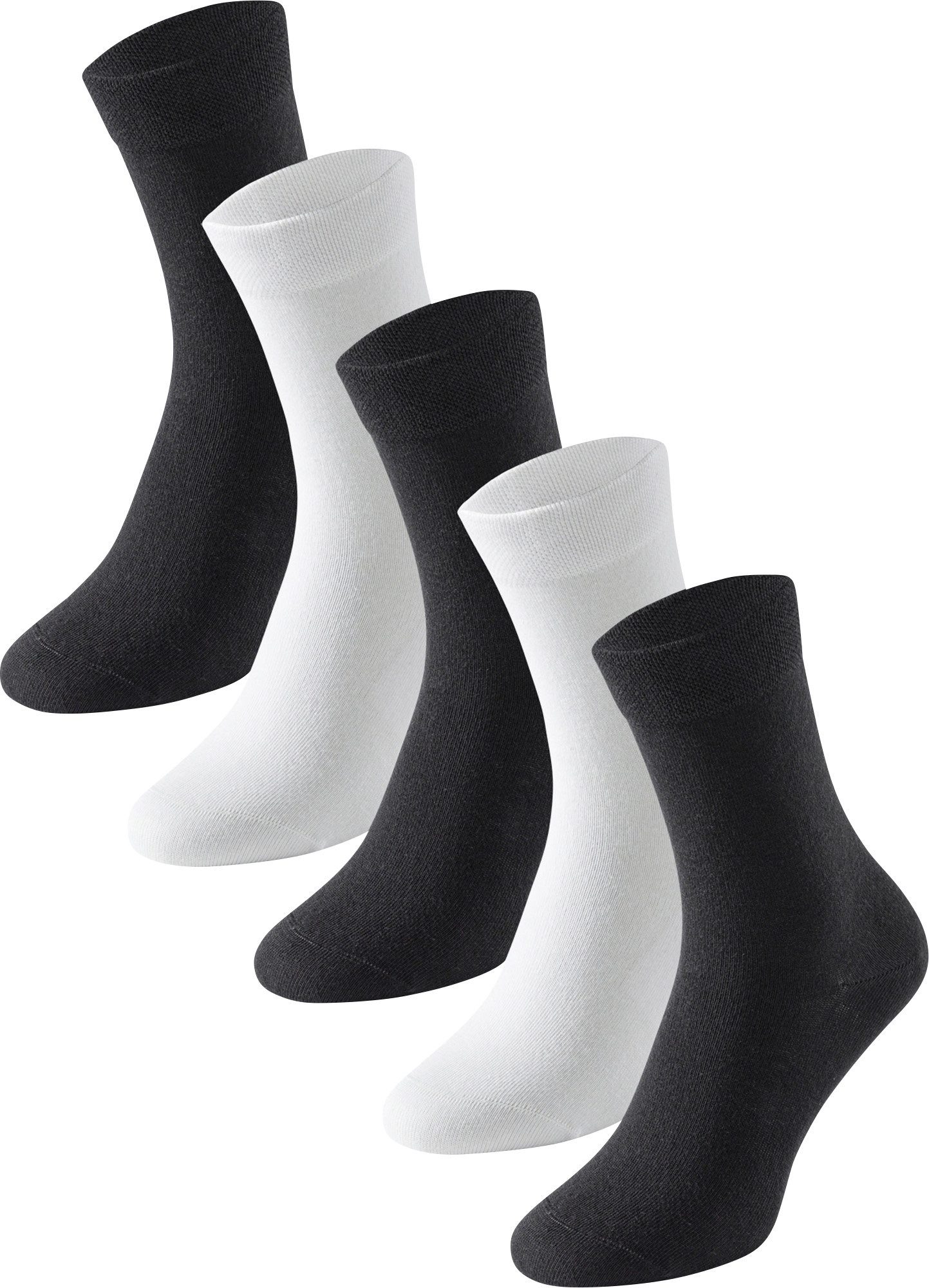Schiesser Носки Damen-Socken 5 Paar Uni: 5 Paar