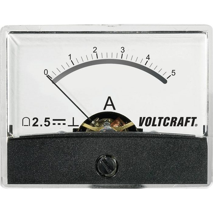 VOLTCRAFT Einbausicherung VOLTCRAFT AM-60X46/5A/DC AM-60X46/5A/DC Einbau-Messgerät AM-60X46/5A/D (AM-60X46/5A/DC)