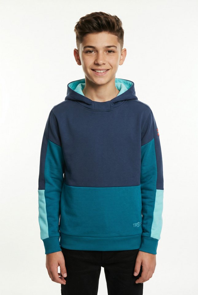 TROLLKIDS Kapuzensweatshirt KIDS RONDANE SWEATER mit farblich passender Fütterung, aus Baumwolle