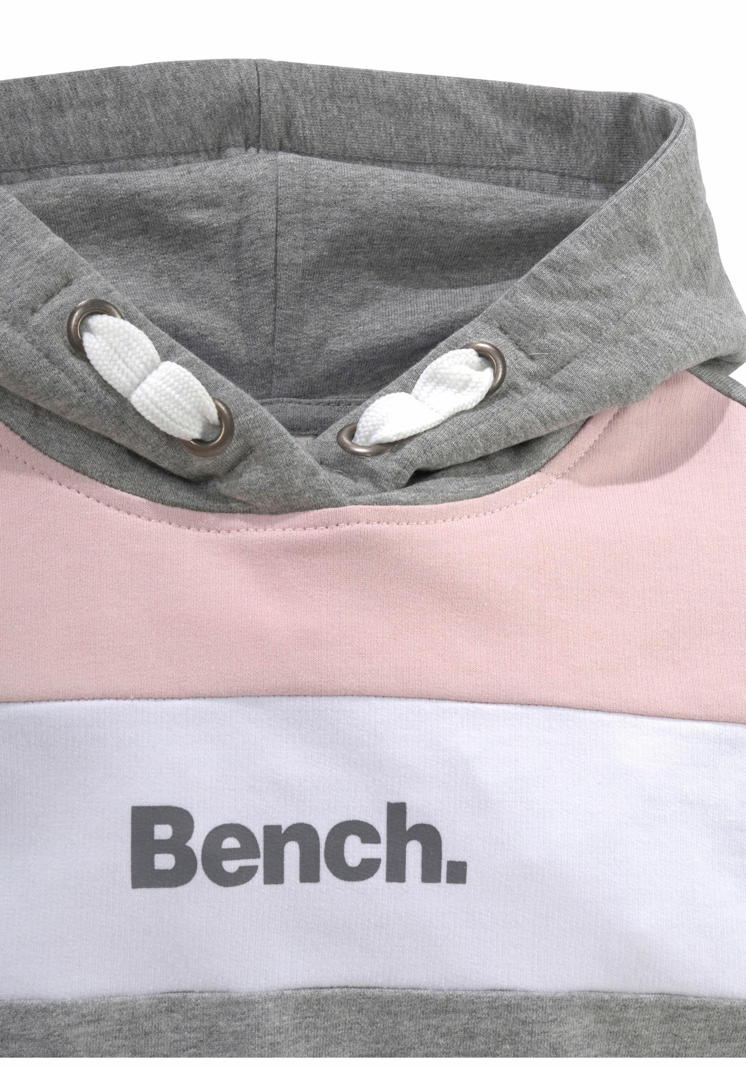 Einsätzen mit kontrastfarbenen Kapuzensweatshirt Bench.