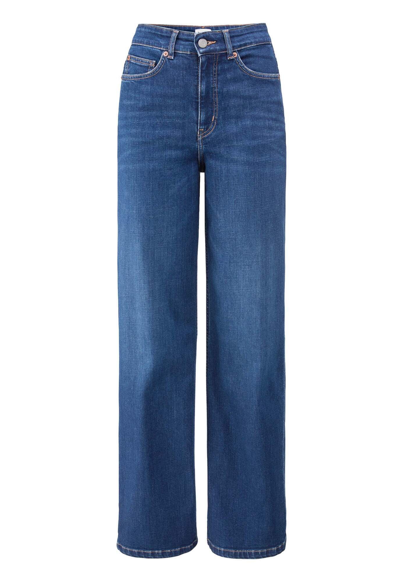 Hessnatur 5-Pocket-Jeans ALVA High Rise Wide Leg aus Bio-Denim (1-tlg) günstig online kaufen