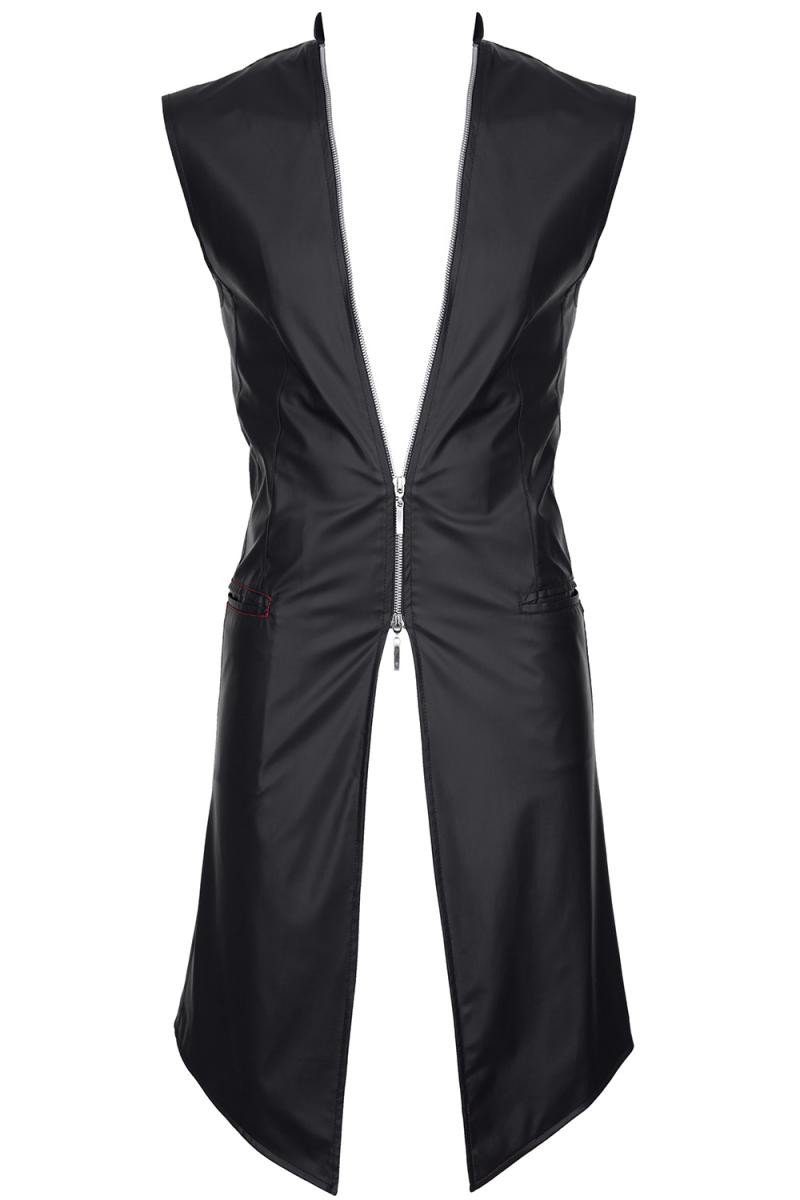 Regnes Fetish Planet Lederimitatmantel Herren-Mantel in schwarz - XXL günstig online kaufen