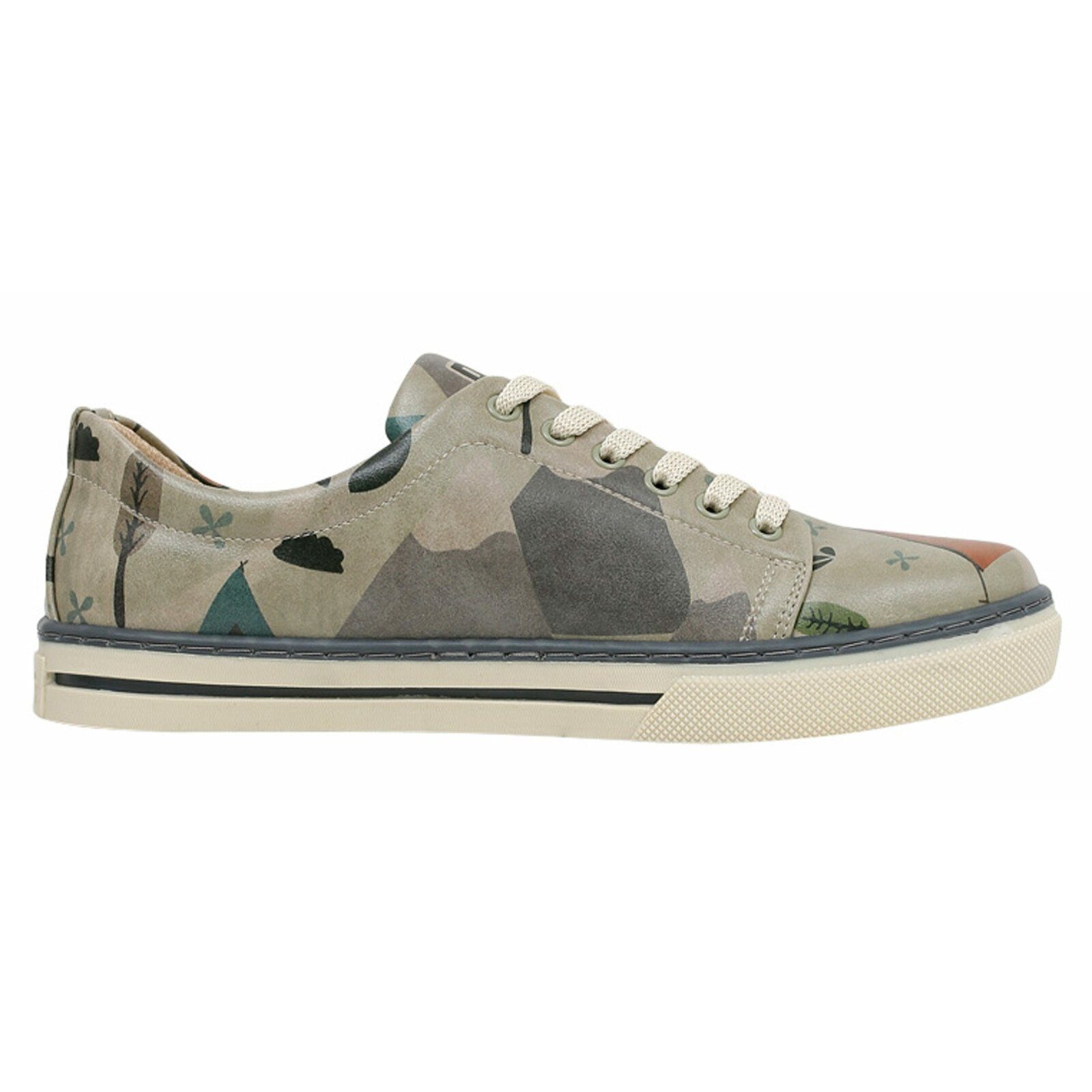 DOGO Classic Schnürsneaker This Is Our Happy Place Damen Sneaker Sneaker Handgefertigt