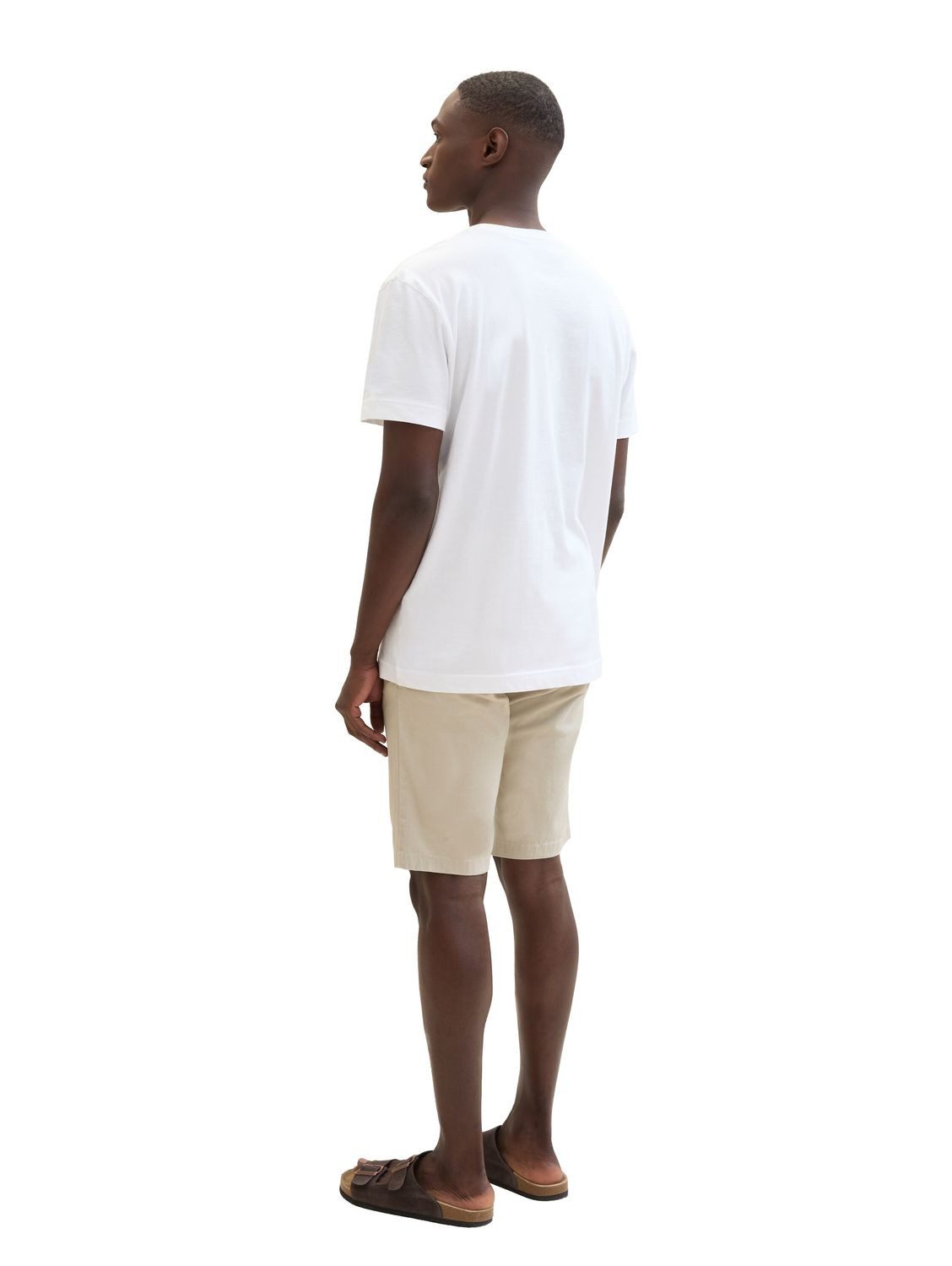 TOM TAILOR Chinoshorts SLIM PRINTED CHINO mit Stretch