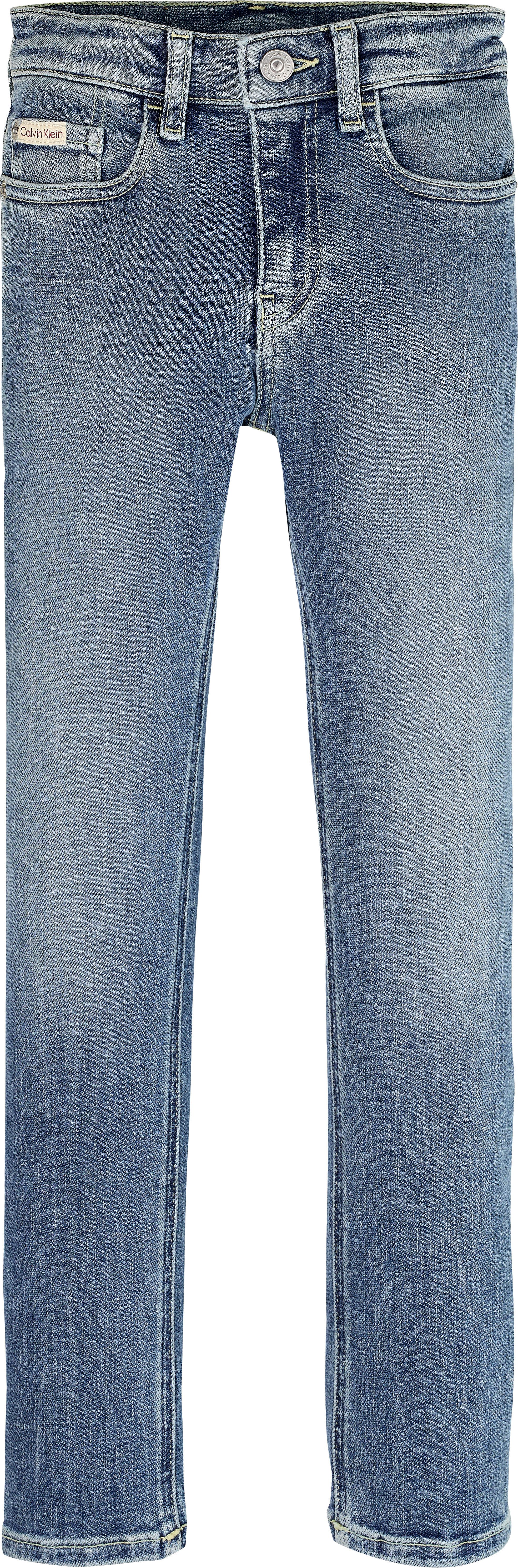 Calvin Klein Jeans Slim-fit-Jeans SLIM NEW MID BLUE PWS für Kinder bis 16 Jahre, in cooler Waschung