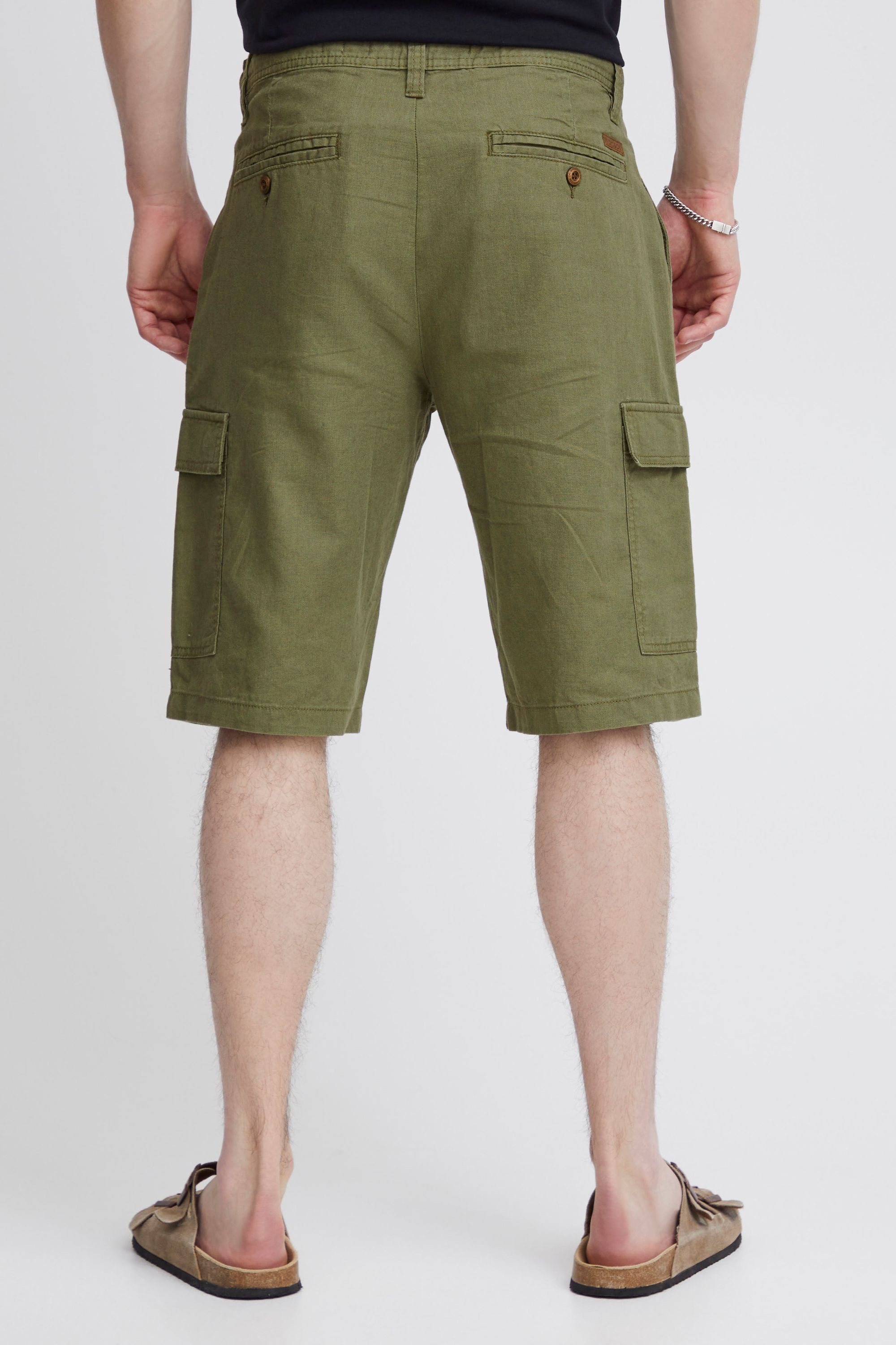 Indicode Cargoshorts IDMosato Cargoshort aus Leinenmix