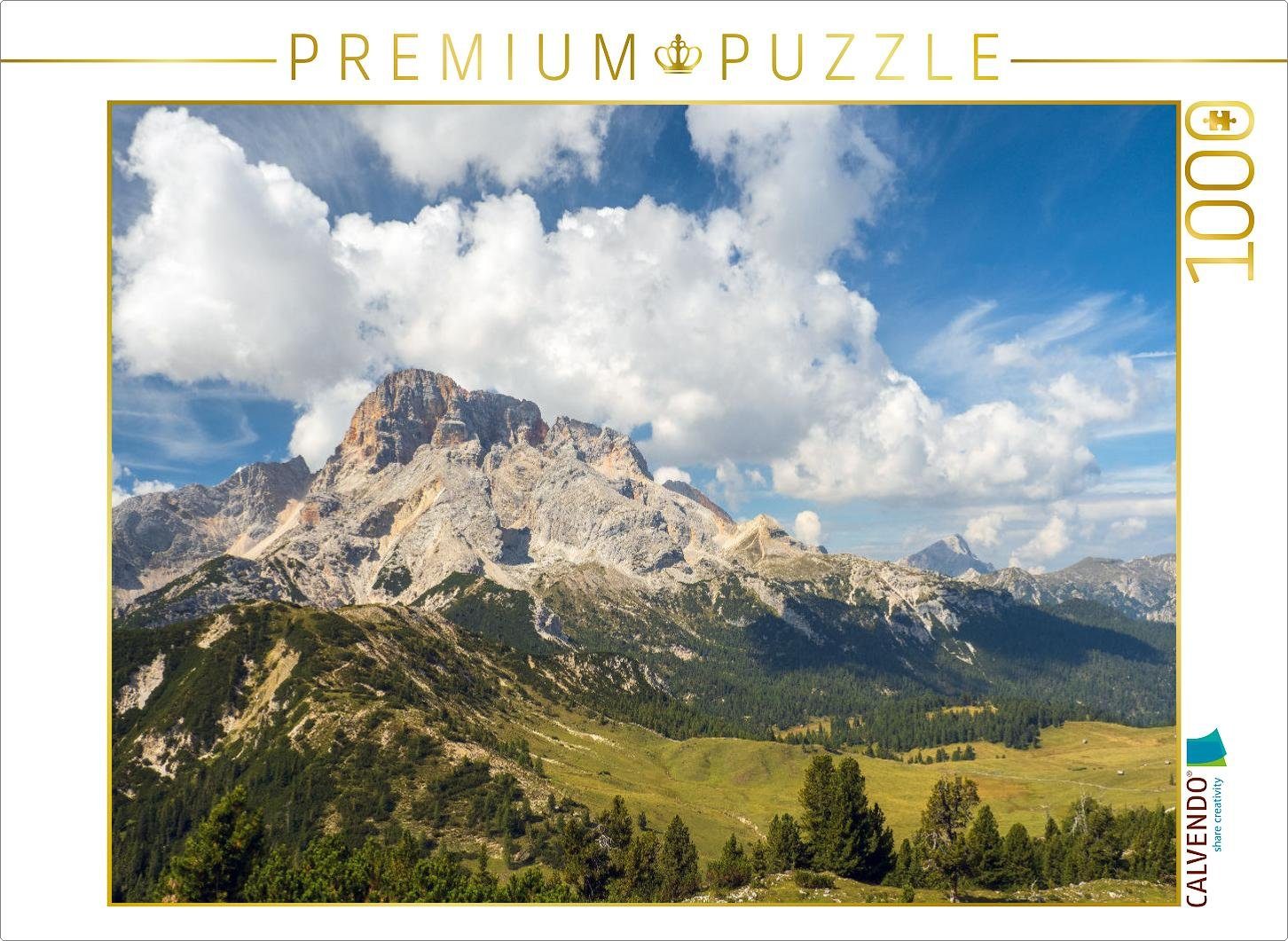 Puzzle CALVENDO Puzzle Dolomitenberggipfel 1000 Teile Lege-Größe 64 x 48 cm Foto-Puzzle Bild von VogtArt
