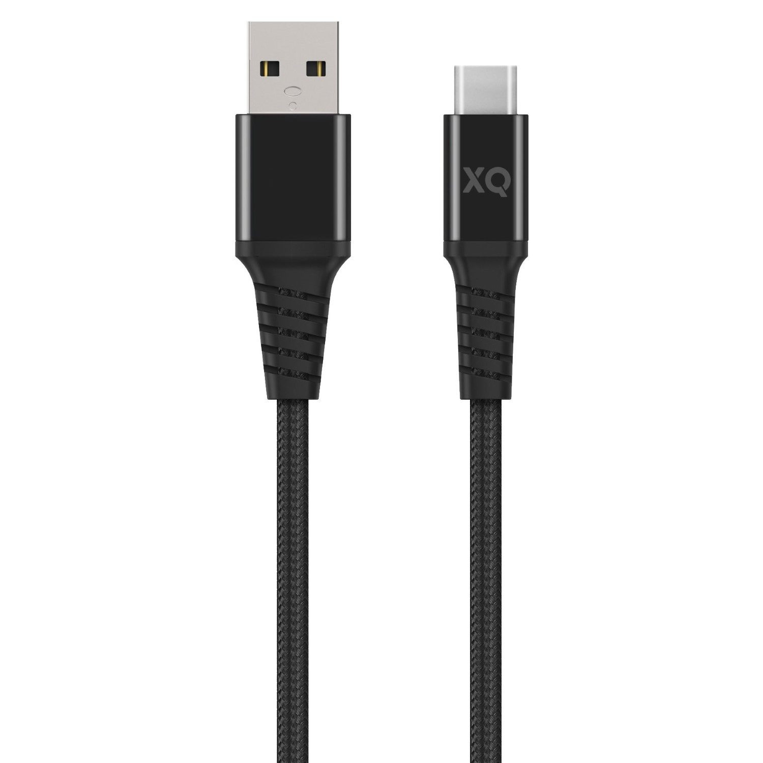 XQISIT 2m USB-A auf USB-C 3.0 Schnell-Ladekabel Schwarz USB-Kabel, USB-A,USB-C, Kein (200 cm), HQ Ladekabel Datenkabel USB Type C 3.0 Handy Smartphone Tablet PC