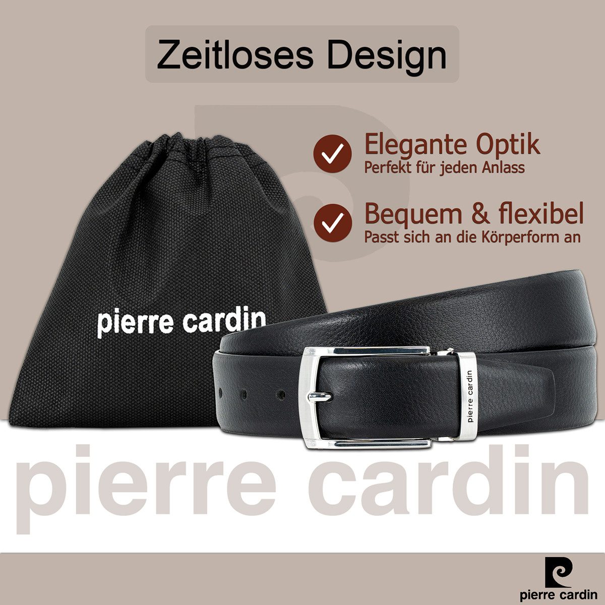 Pierre Cardin Ledergürtel
