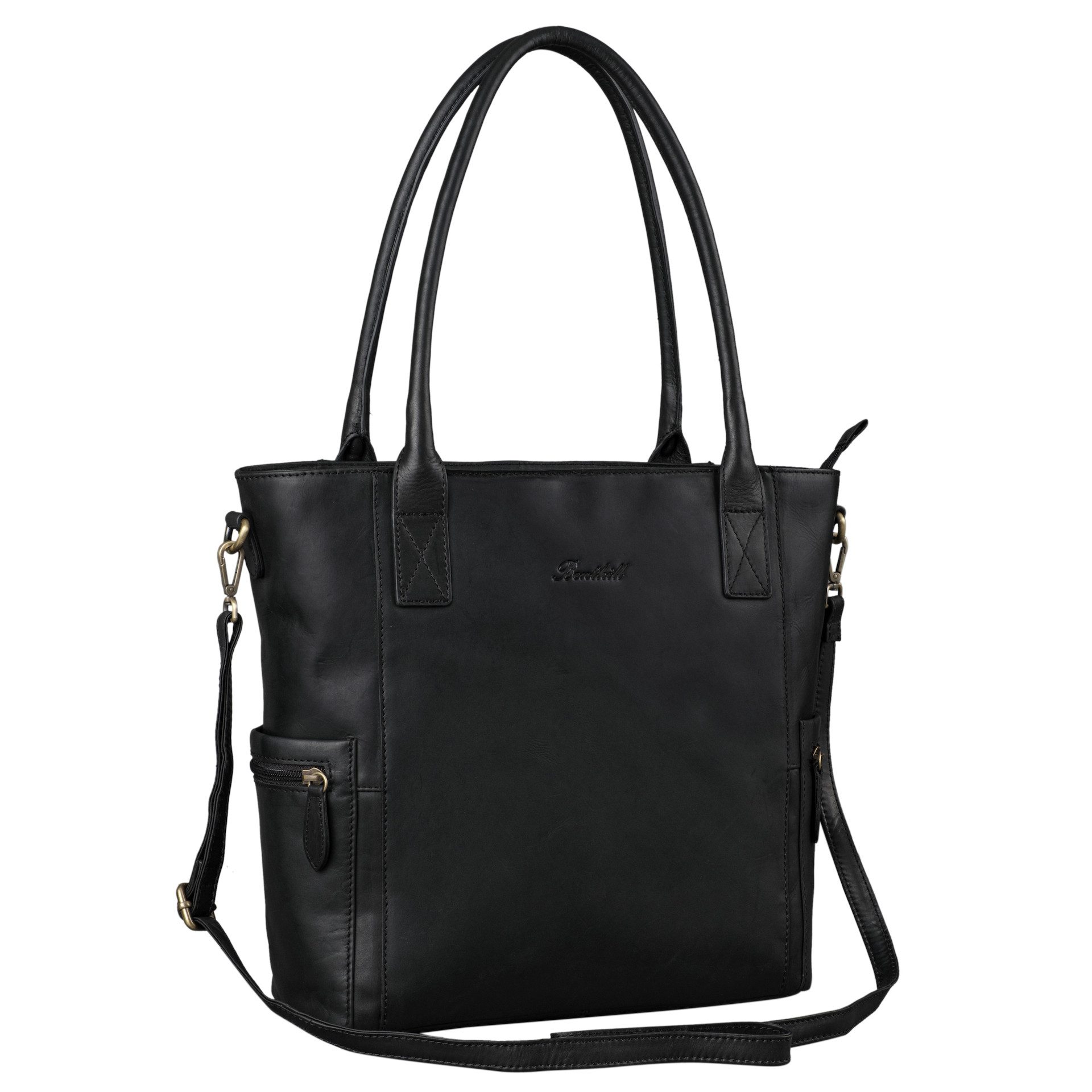 Benthill Shopper Damen Echt Leder Umhängetasche günstig online kaufen