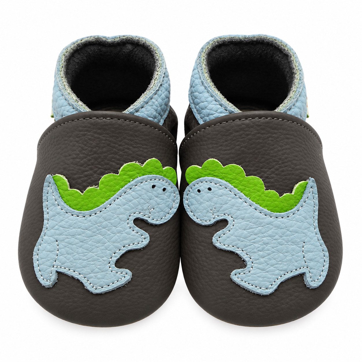 Yalion Yalion Weiche Leder Krabbelschuhe & Lauflernschuhe Hausschuhe Grau Krabbelschuh