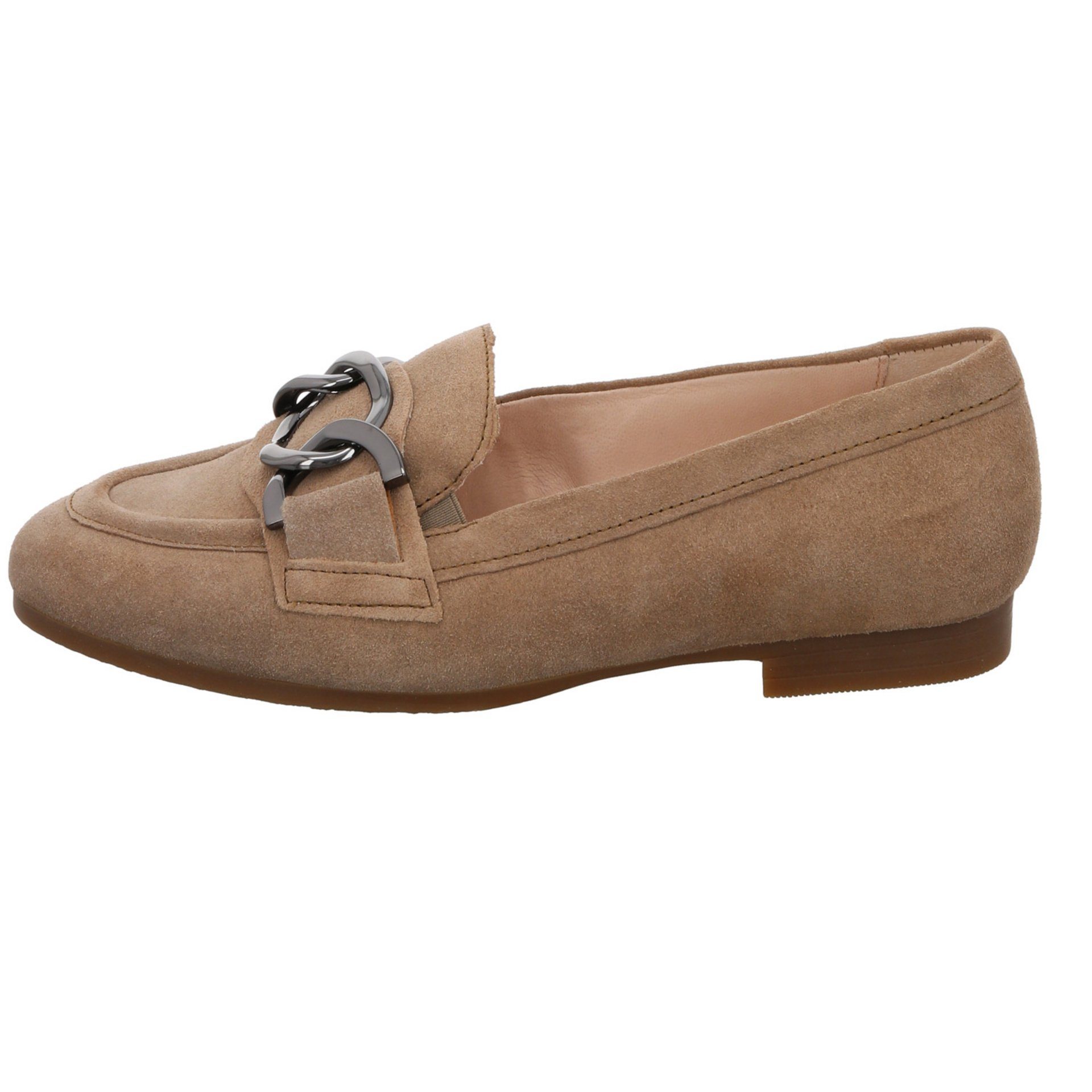 Slipper Damen (sesamo) Gabor Florenz Slipper Beige Schuhe Slipper Veloursleder