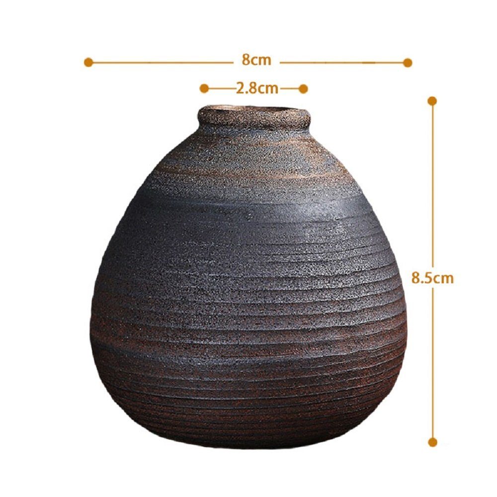RAIKOU Dekovase Tonvase Blumenvase, Zimmerdekoration Amphore, günstig online kaufen