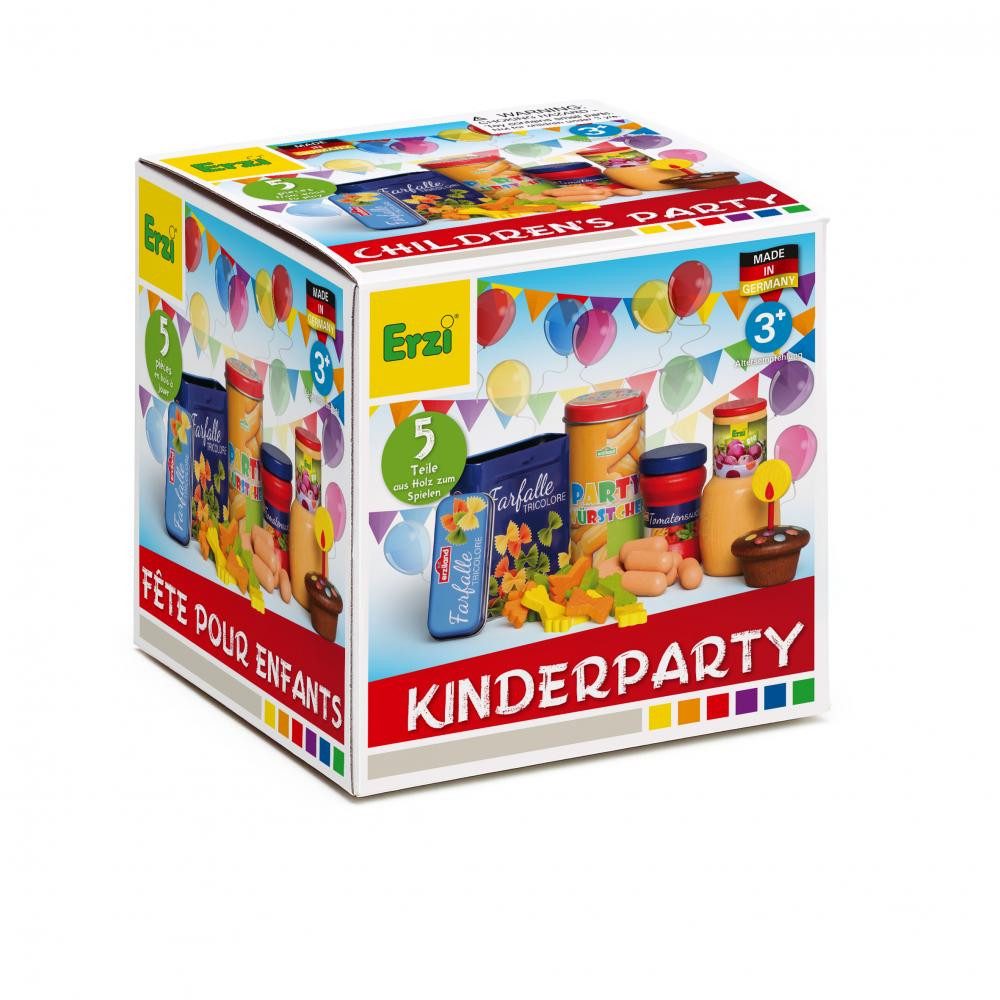 Erzi® Spiellebensmittel Erzi Sortierung Kinderparty, (Set, 5-tlg., 1), Made in Germany
