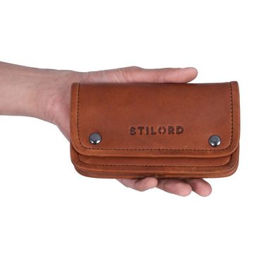 STILORD Etui "Kingston" Tabaktasche Drehertasche Leder