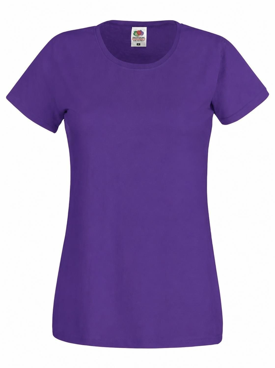 Fruit of the Loom Rundhalsshirt Damen Original T Lady-Fit /