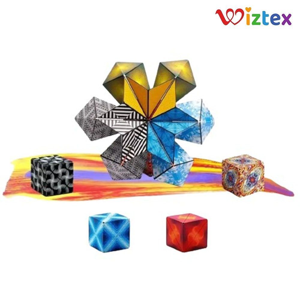 Wiztex Magnetisches Würfelpuzzle verwandelt sich in günstig online kaufen