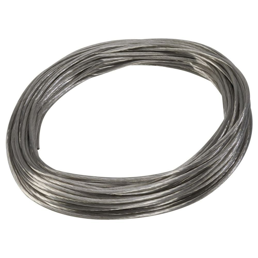 SLV Deckenleuchte Tenseo Seilsystem, Niedervolt-Seil, 4 mm², chrom, 20 m, keine Angabe, Leuchtmittel enthalten:, warmweiss, Seilsystem