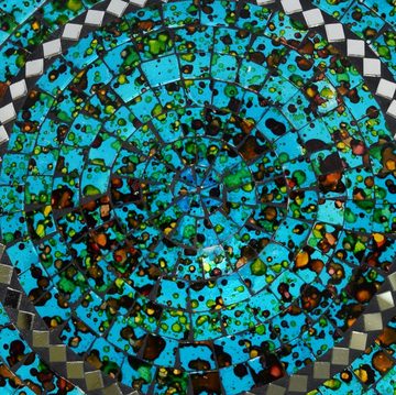 SIMANDRA Dekoschale Mosaikschale rund mit Spiegel XL (1-tlg)