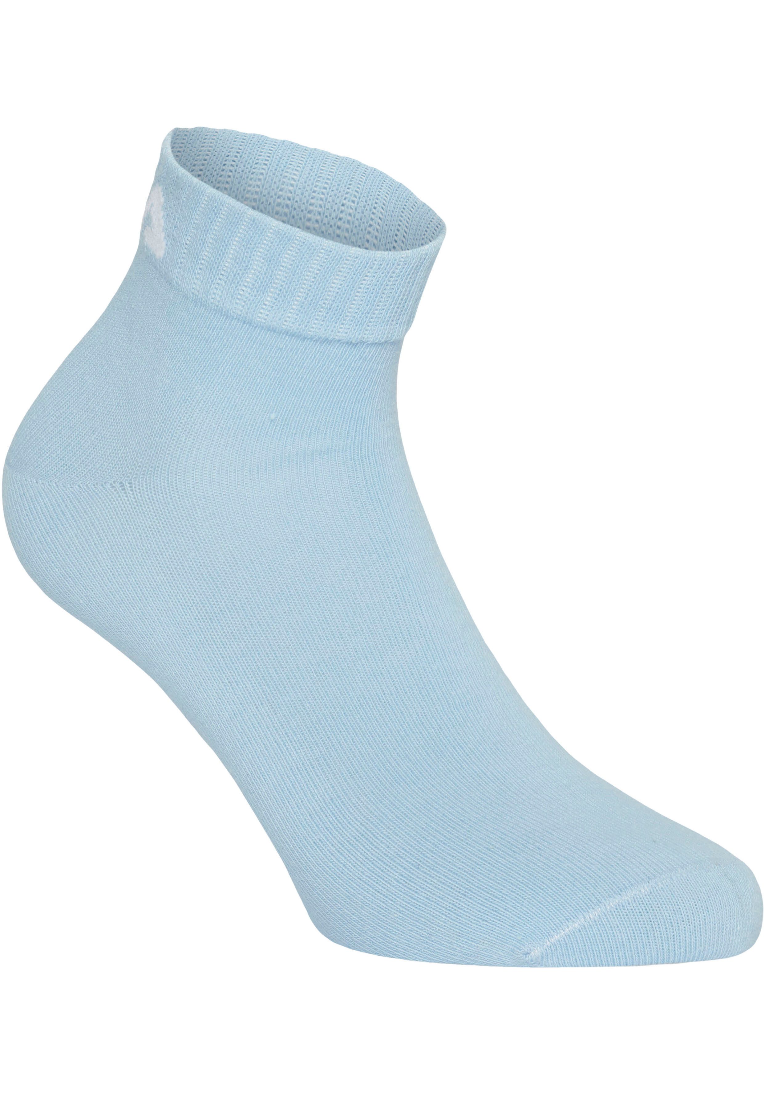 Fila Kurzsocken UNISEX INVISIBLE PLAIN SOCKS (6-Paar, 6 Paar) Baumwollmischung, Rippenbündchen, flache Zehennaht