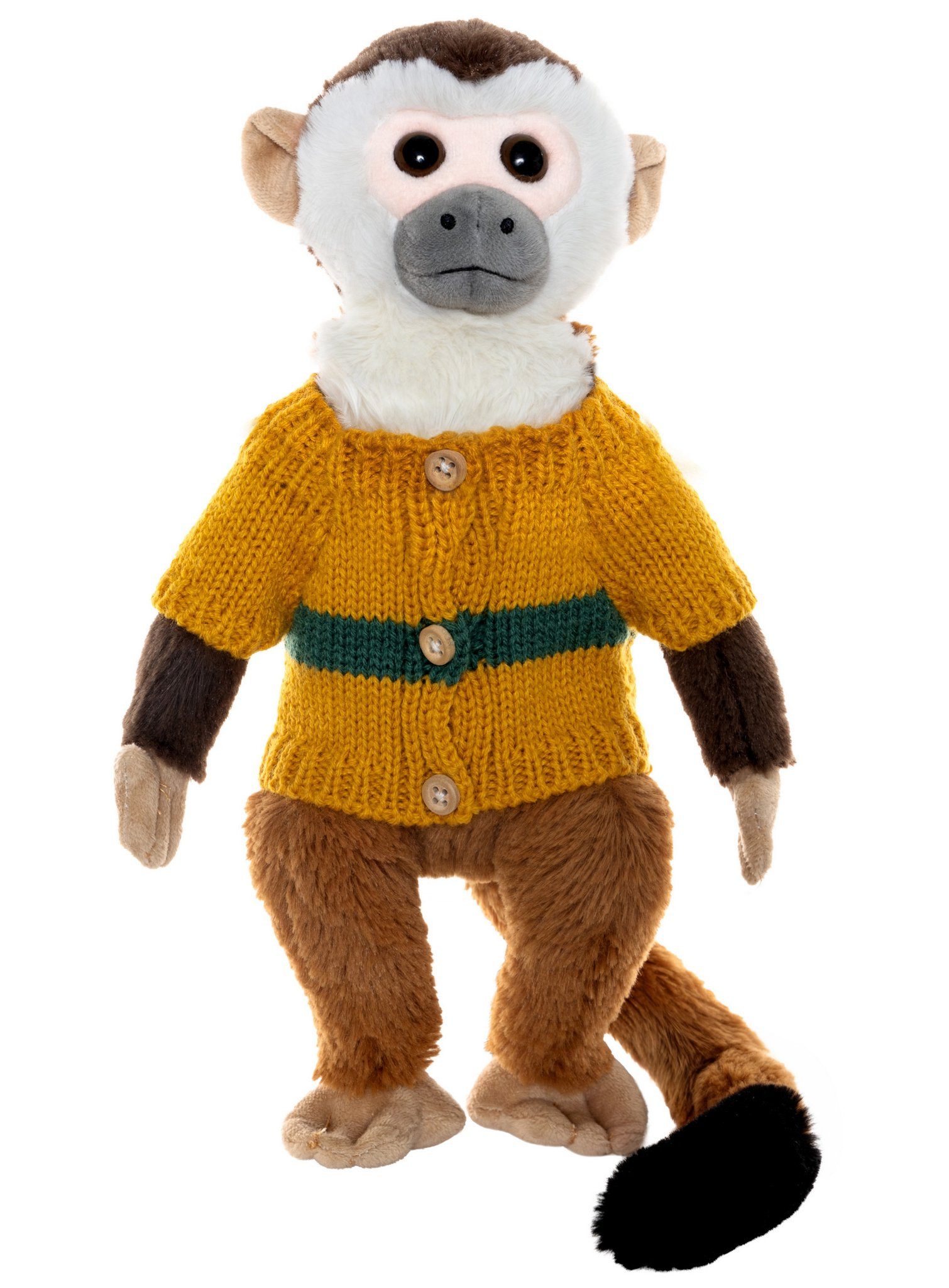Maskworld Kostüm Pippi Langstrumpf – Herr Nilsson Plüschtier, Pippis frecher Affe als Kuscheltier und Kostümbegleiter